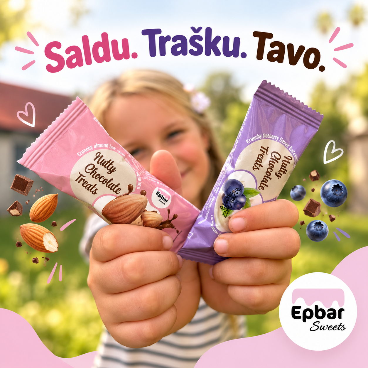 EPBAR Facebook ad: TRAŠKA. TIRPSTA. DINGSTA.