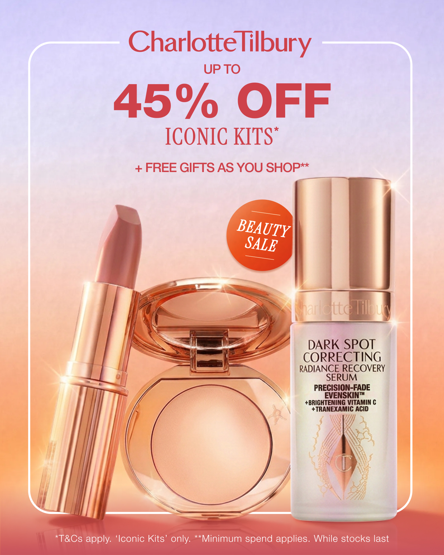 Charlotte Tilbury Facebook ad
