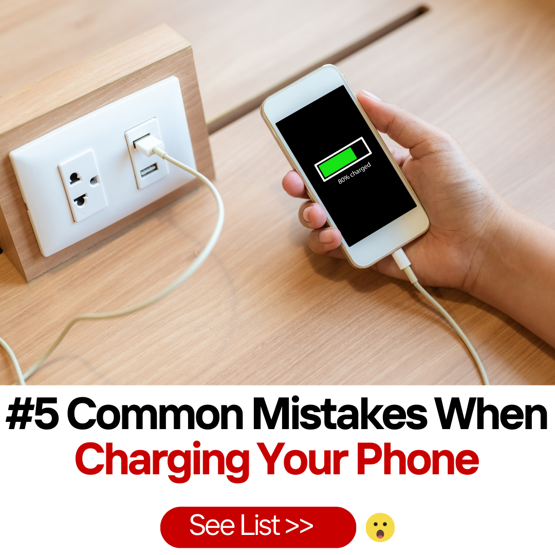 Topic Solution Facebook ad: 5 common mistakes when charging your phone