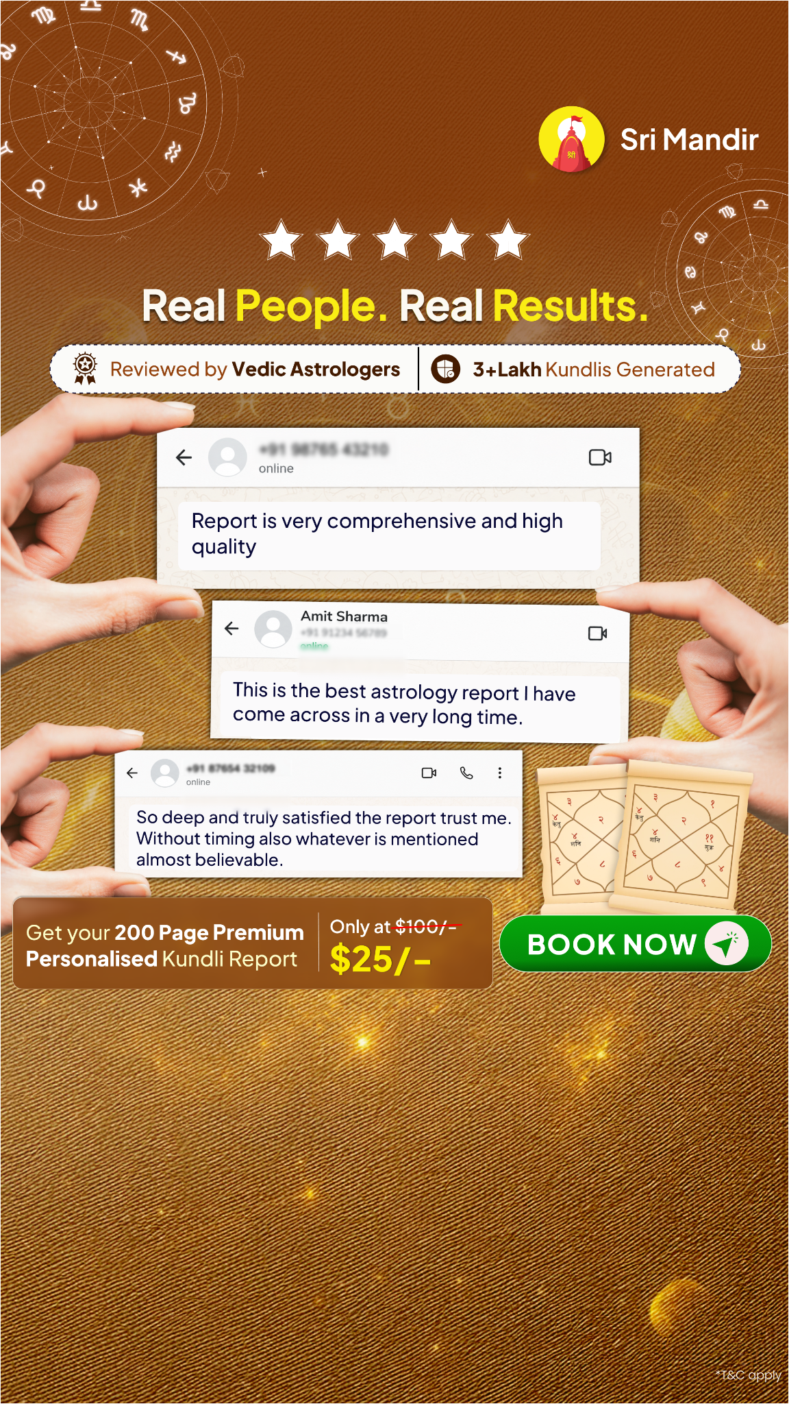 Kundli Guide by Sri Mandir Facebook ad