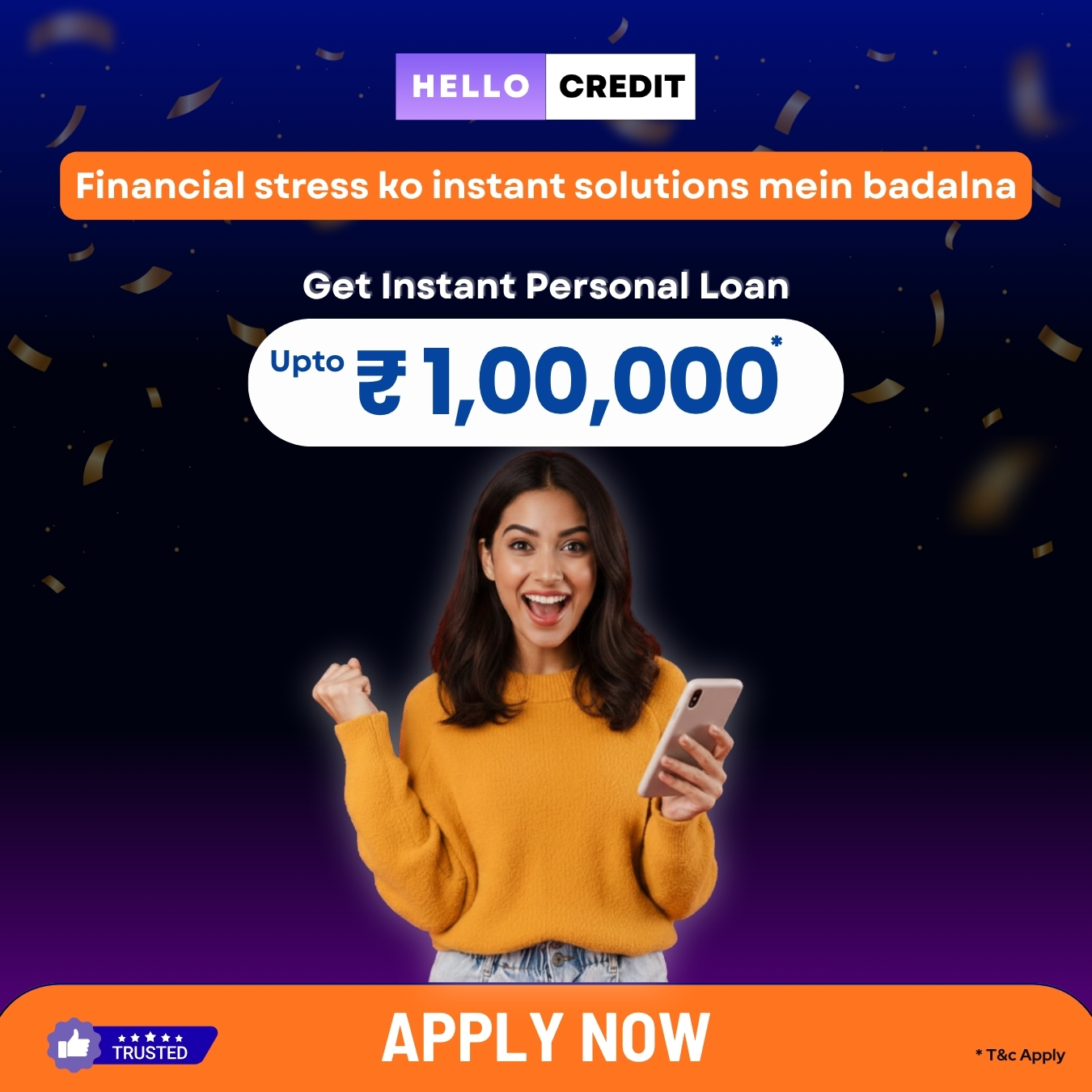 Hello Credit Facebook ad from May 28, 2026