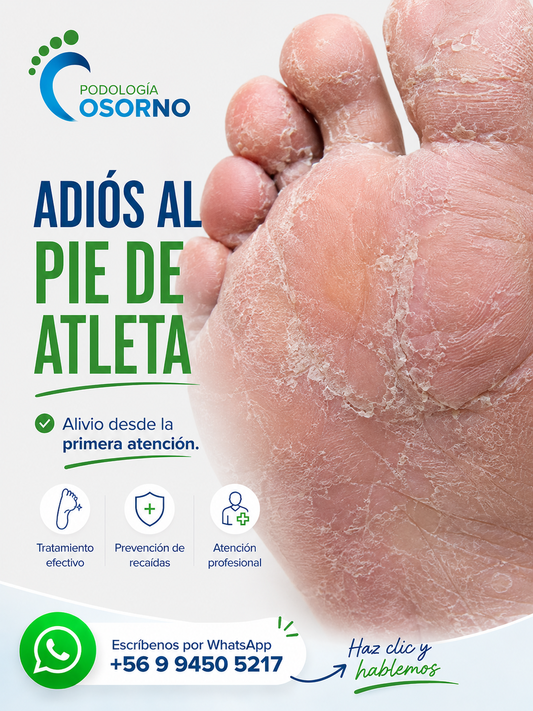 Podología Osorno Facebook ad