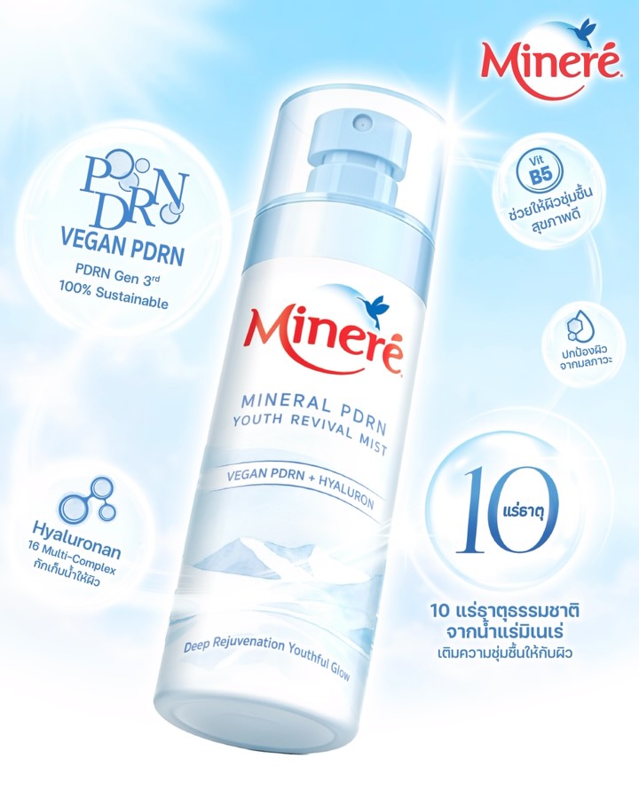 Mineré Thailand Facebook ad: Born from Nature, Made for your skin ใหม่!