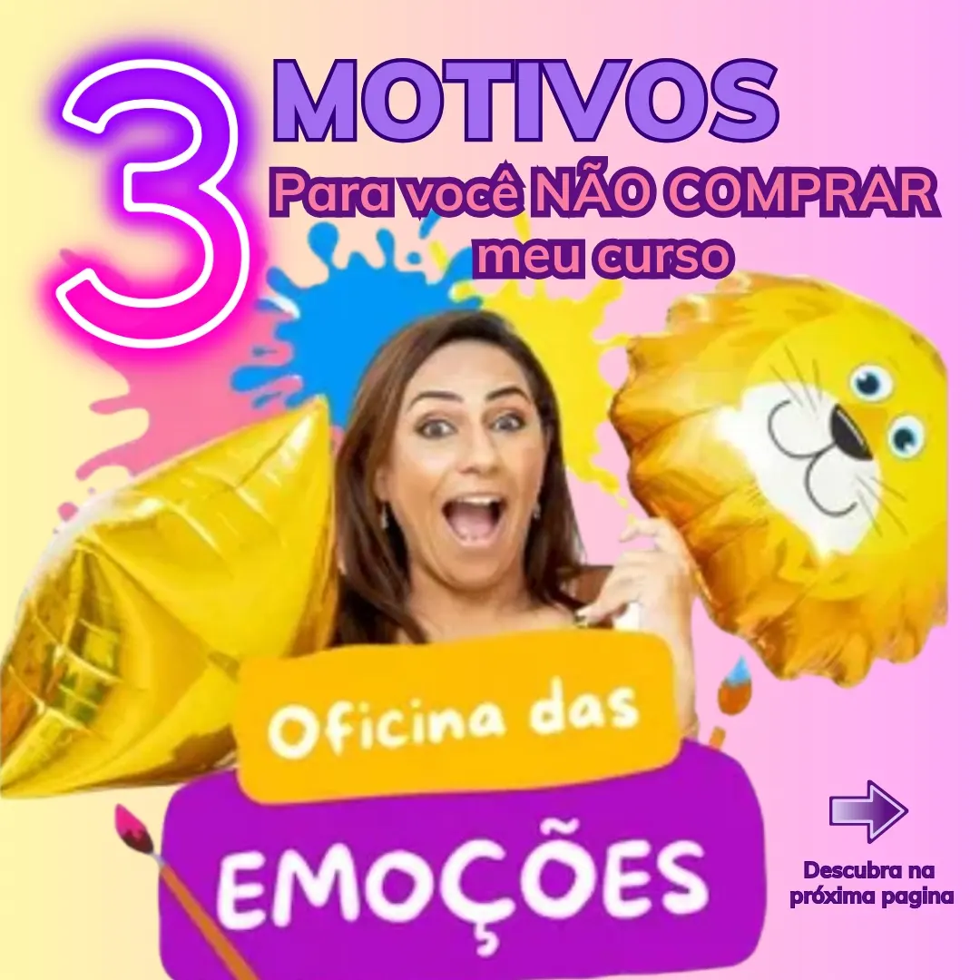 sou_robertadeoliveira Facebook ad: O CURSO OFICINA DAS EMOÇÕES 2.0 NÃO É…
