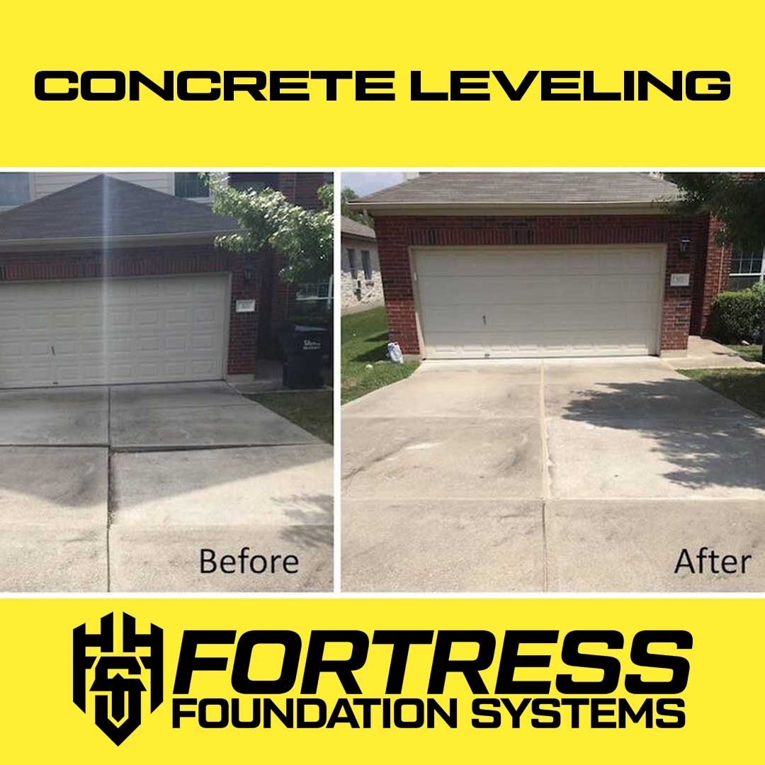 Fortress Foundation Systems Facebook ad: Better Concrete Leveling In DFW