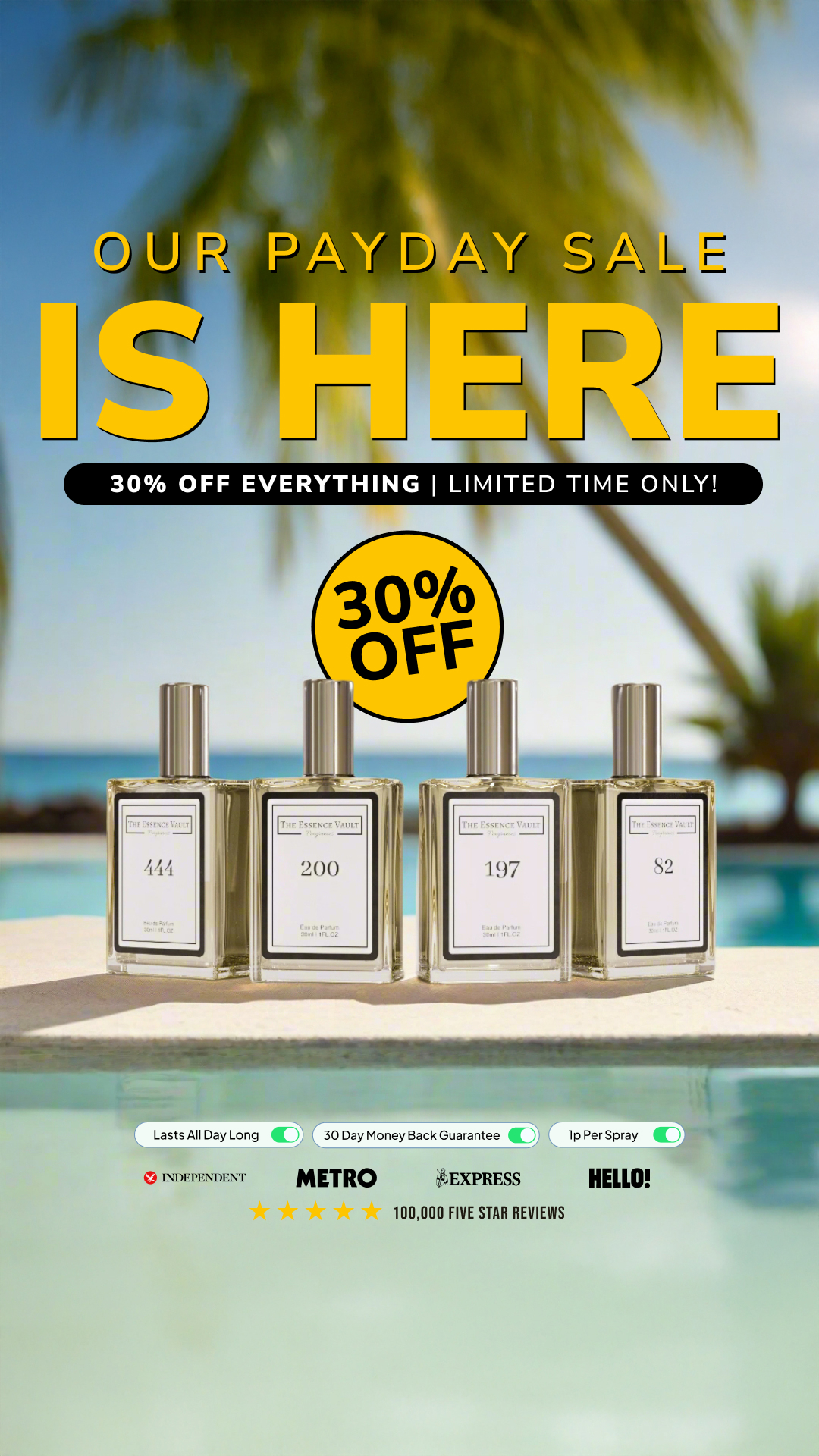 The Essence Vault Facebook ad