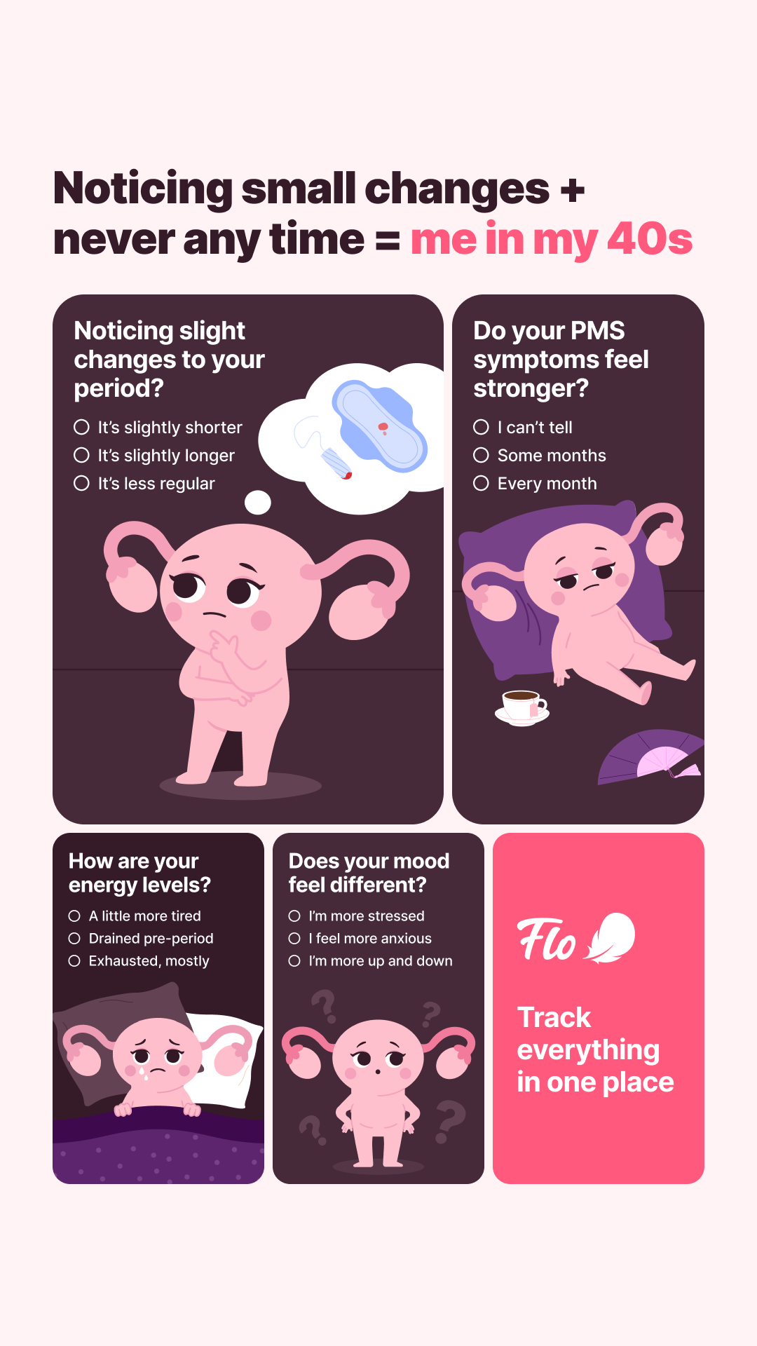 Flo App Facebook ad