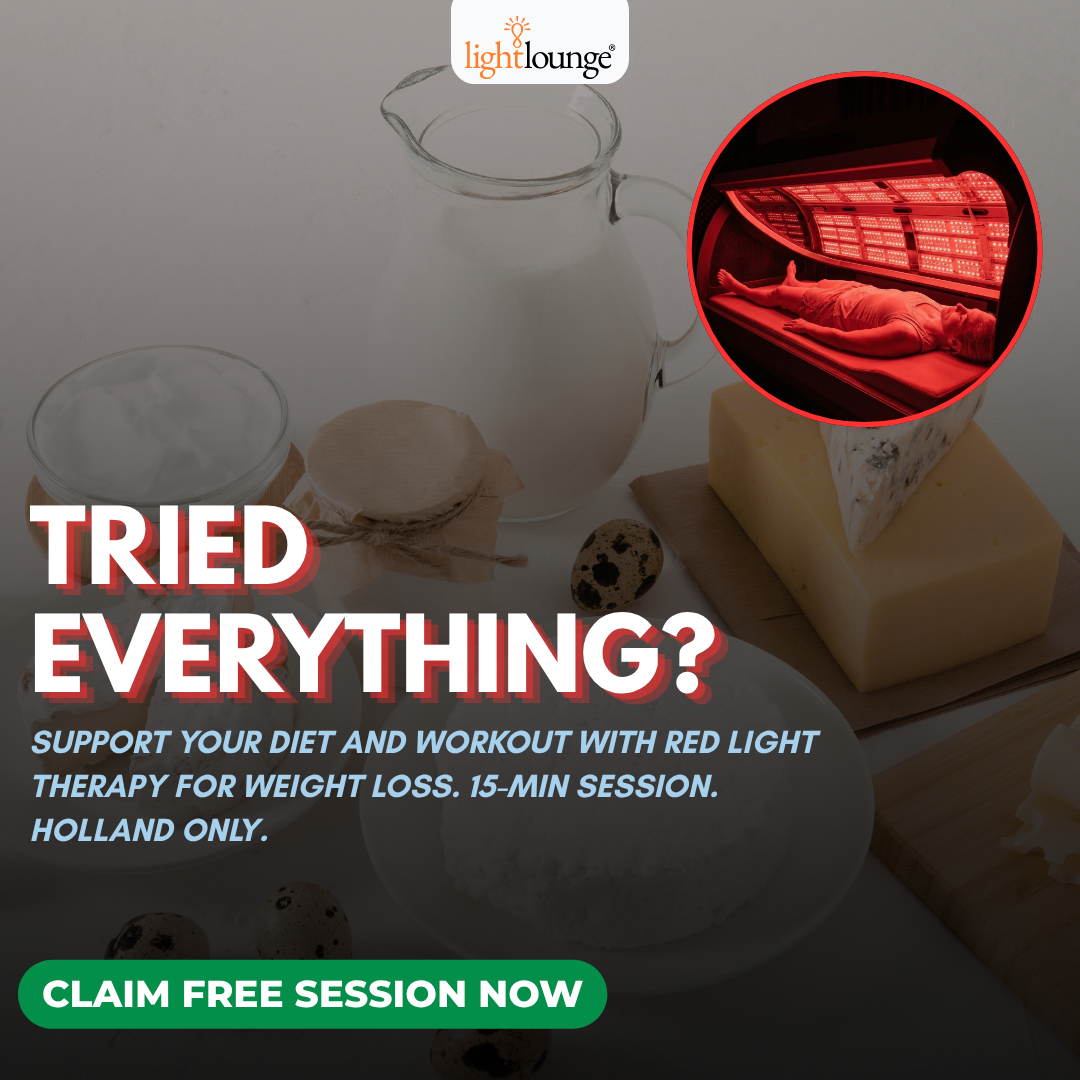 Light Lounge Holland Facebook ad: Free 15-Min Skin & Fat Loss Session - Holland Women Only