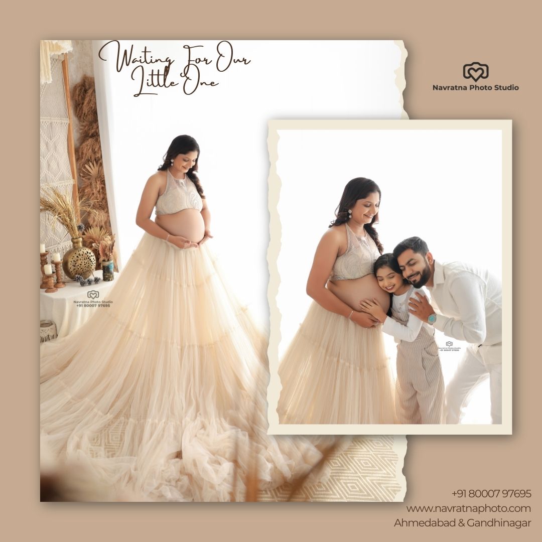 Navratna Photo Studio Ahmedabad Facebook ad: Maternity Photography Starting at Rs.5,499/- Only!