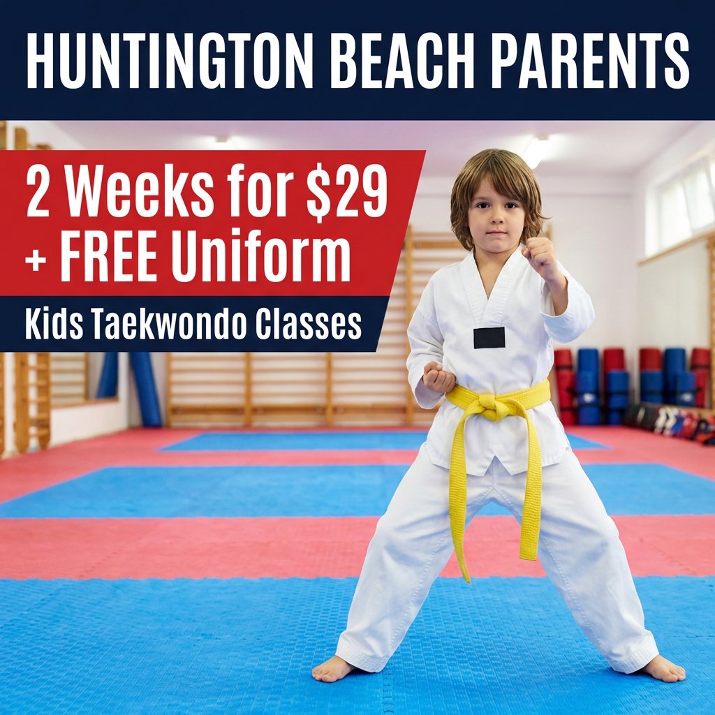 Huntington Beach Martial Arts - Tom Vo's Taekwondo Facebook ad