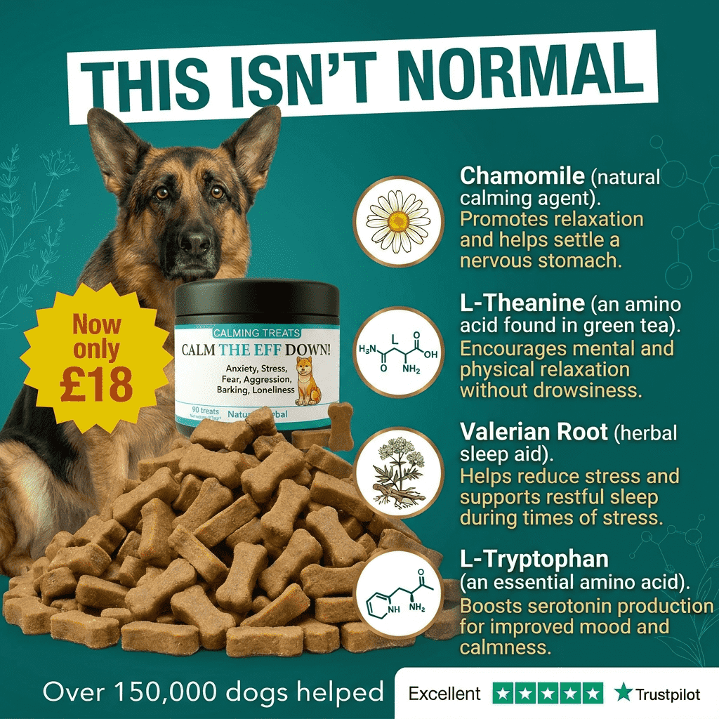 Pets Calm Down Herbal Treats Facebook ad