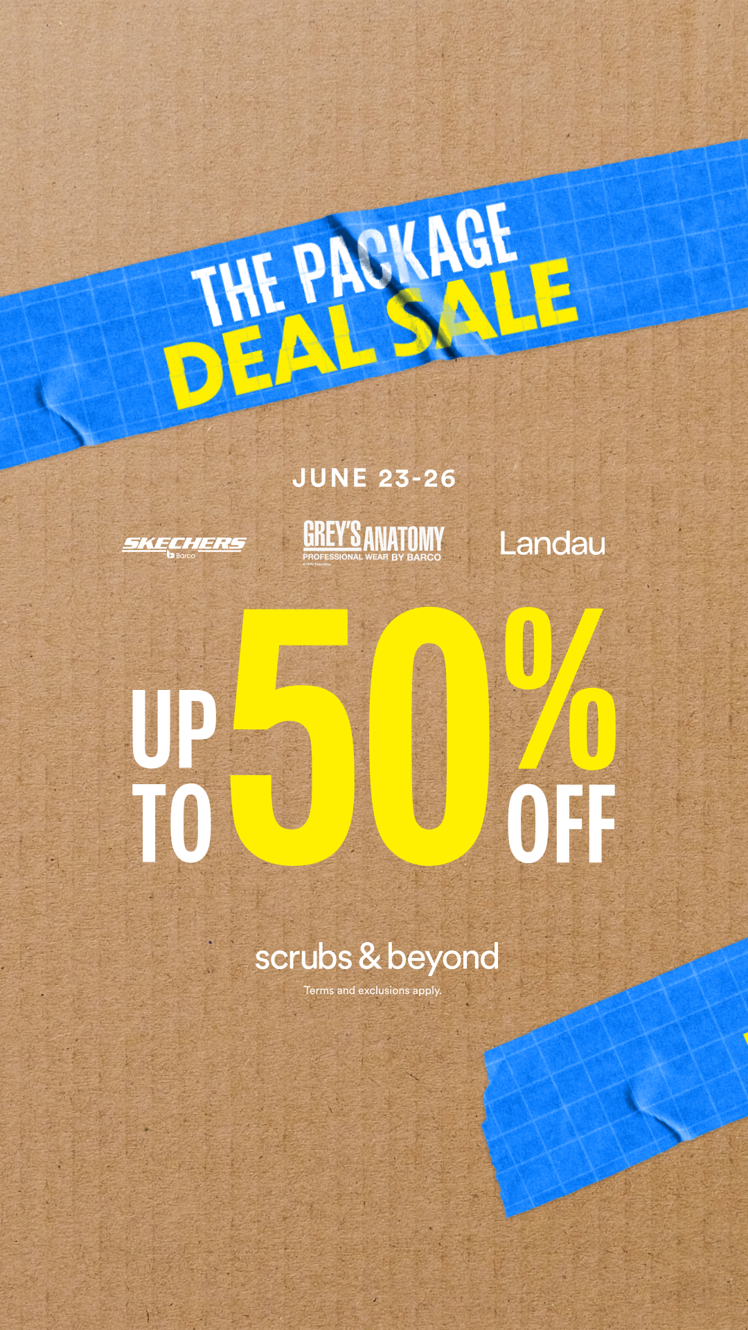 Scrubs & Beyond Facebook ad