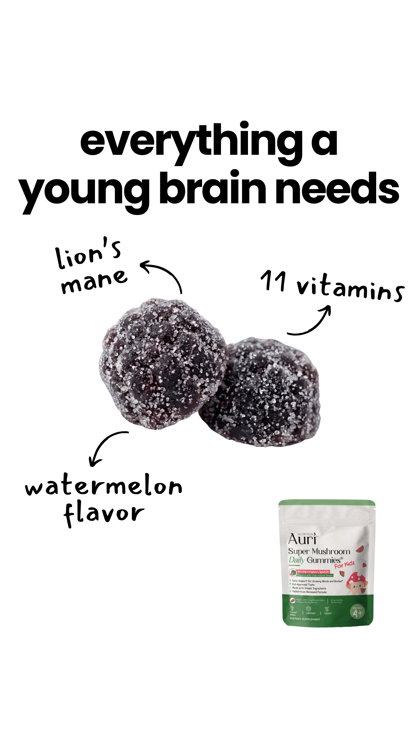 Auri Kids Facebook ad: Auri KIDS! You Asked. We Made It.