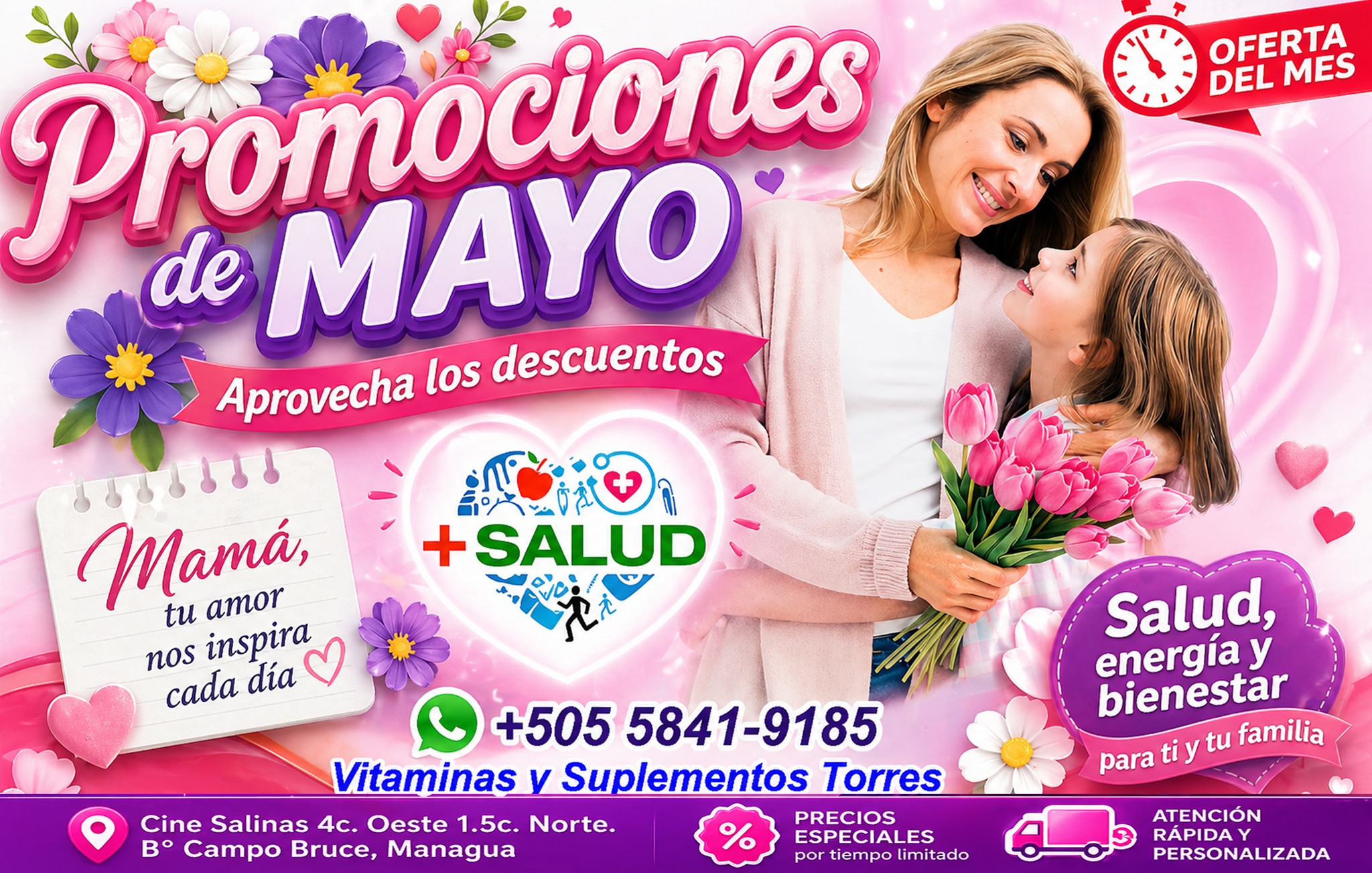 Vitaminas y Suplementos Torres Facebook ad