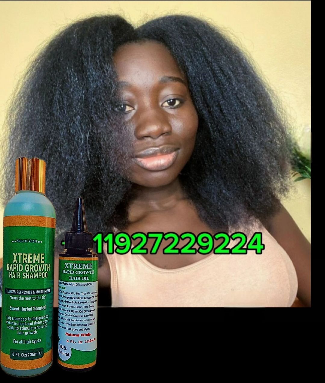 Extreme Rapid Hair growth Oil Juba Facebook ad: Healthier, Stronger, Longer And Moisturized Hair With No…