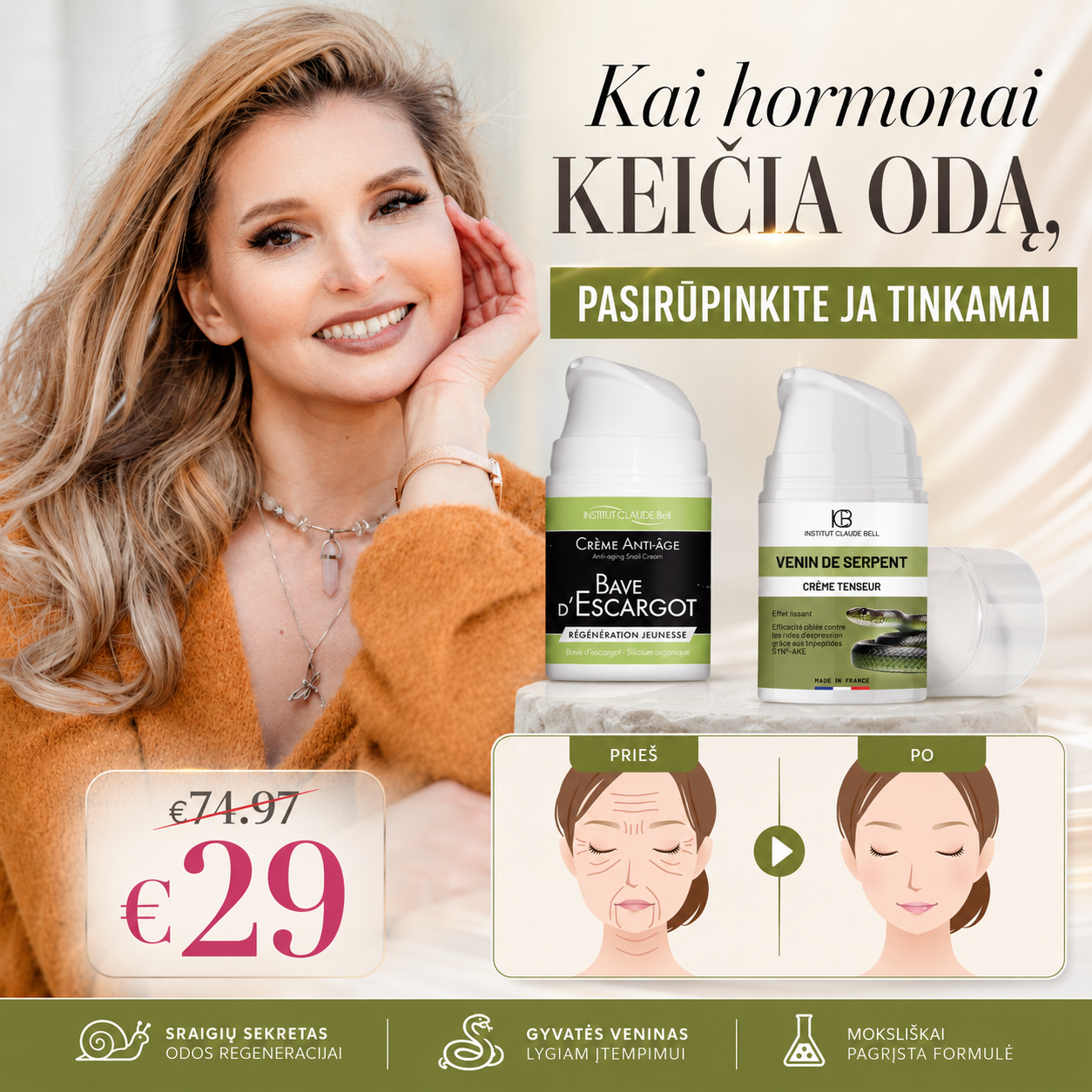 Harmonyhome.lt Facebook ad: Efektyvi kova su raukšlėmis!