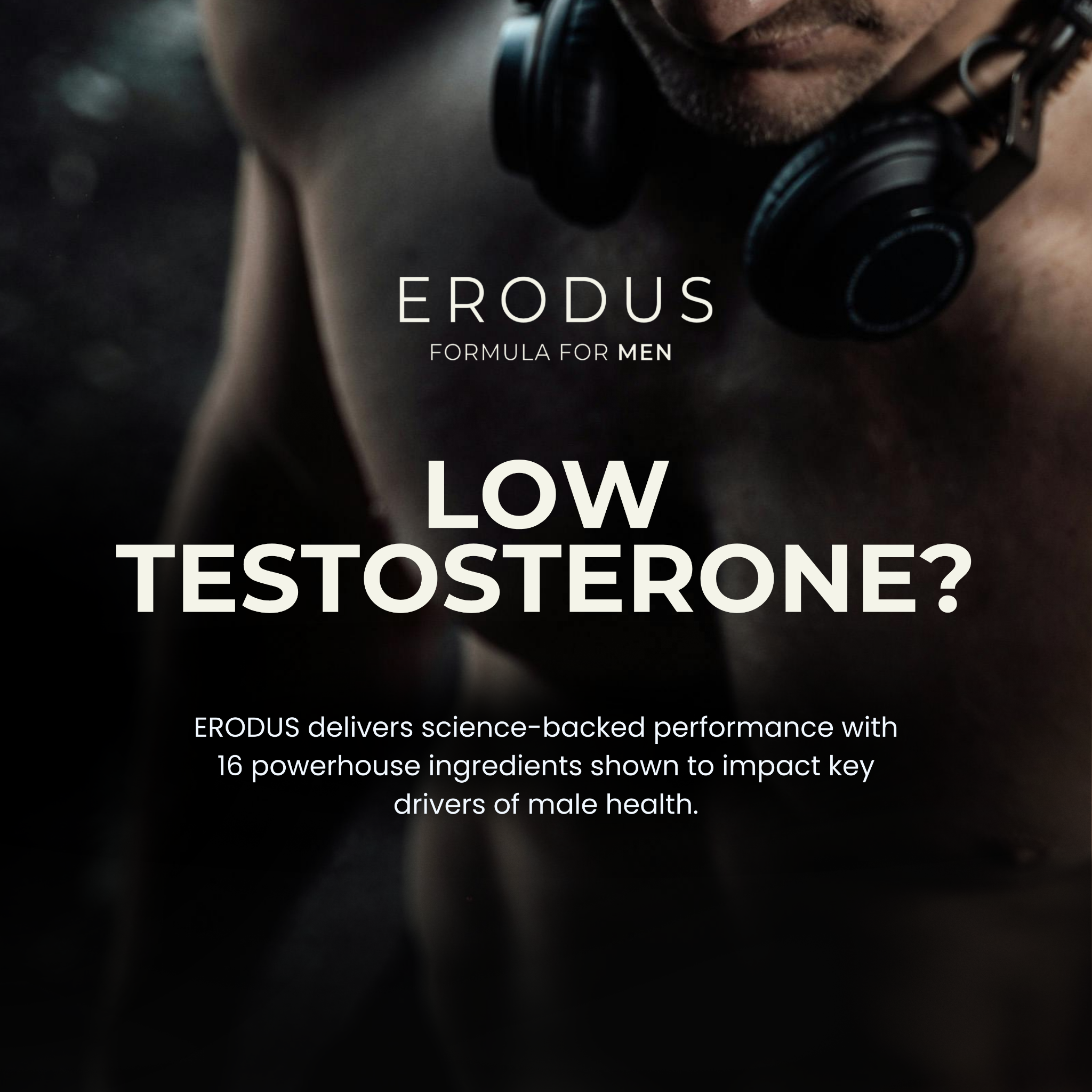 Erodus Formula For Men Facebook ad