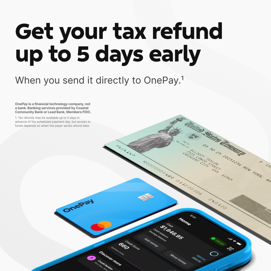 OnePay Facebook ad from Feb 12, 2026