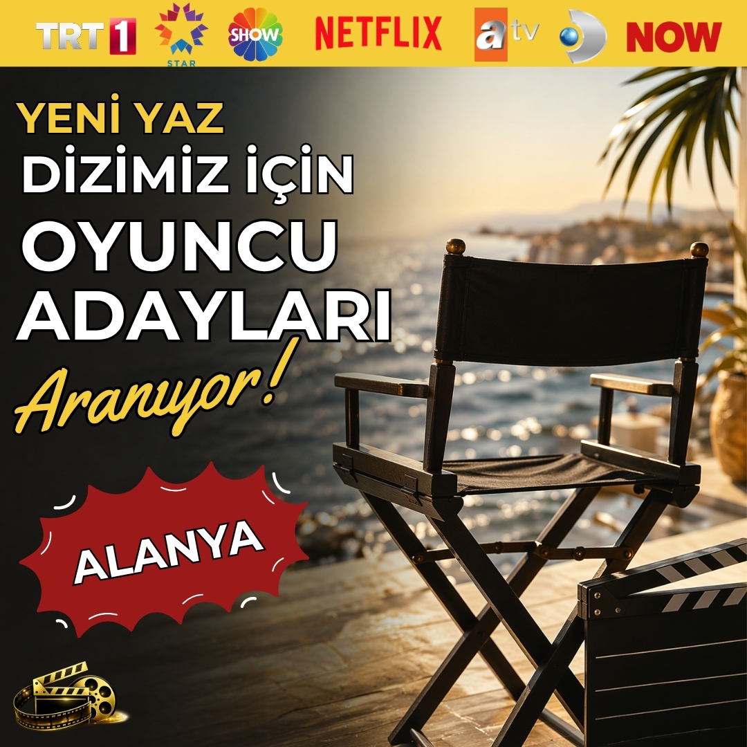 Oyuncu Mekanı Facebook ad: Alanya'da Yeni Yüzlerimizi Arıyoruz!