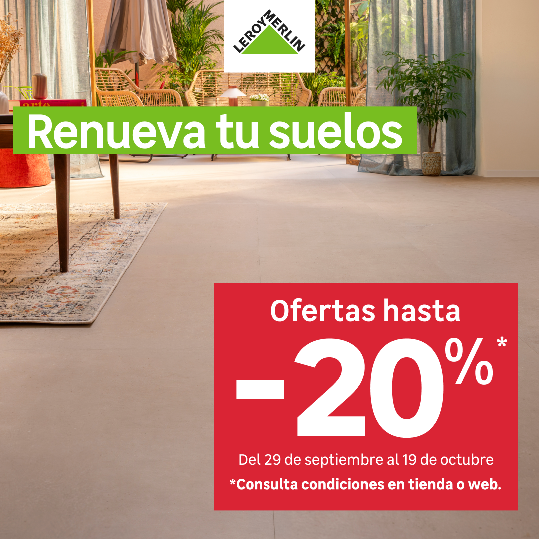 Leroy Merlin España Facebook ad: Hasta -20%
