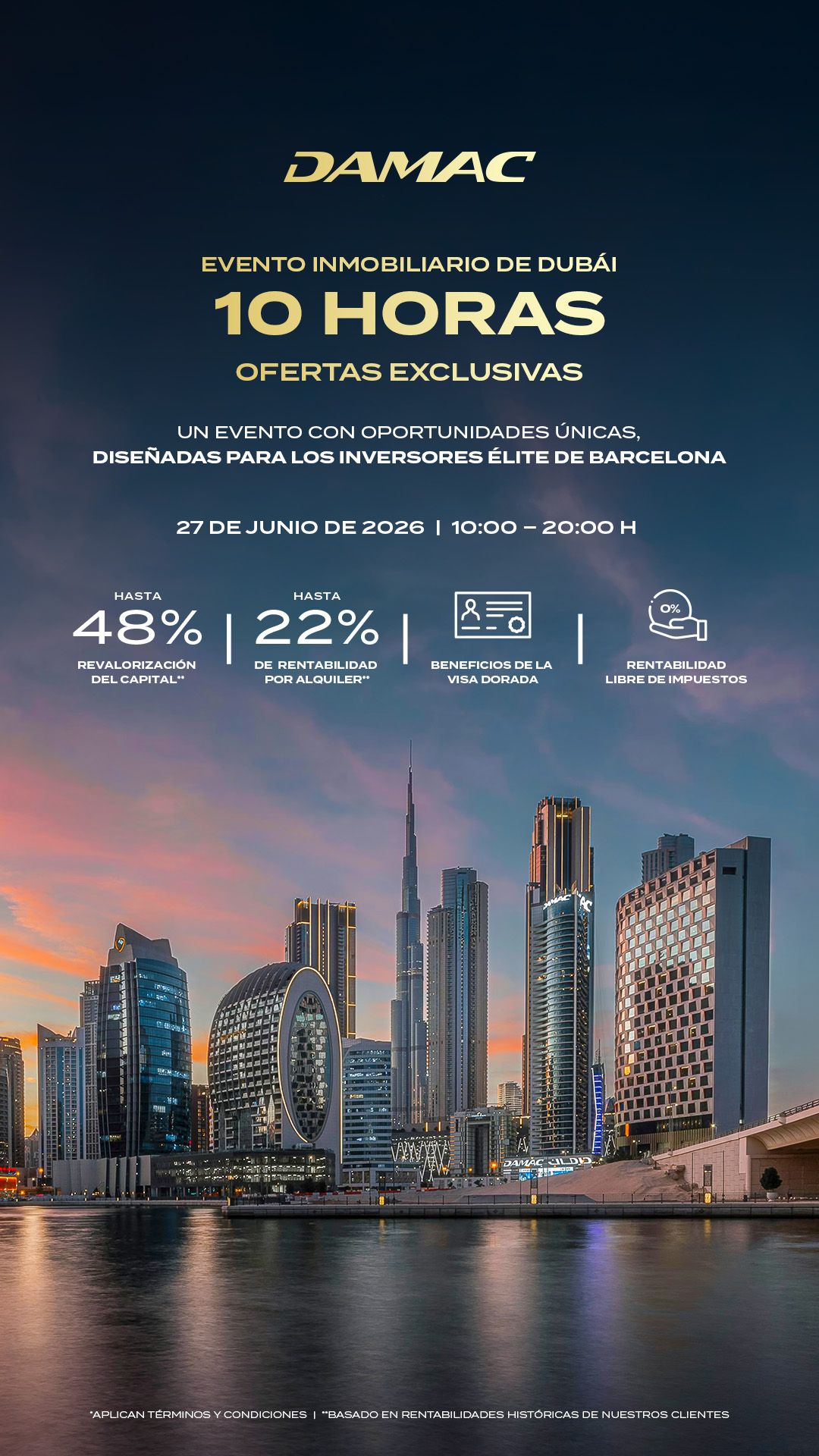 DAMAC Properties Facebook ad from May 20, 2026