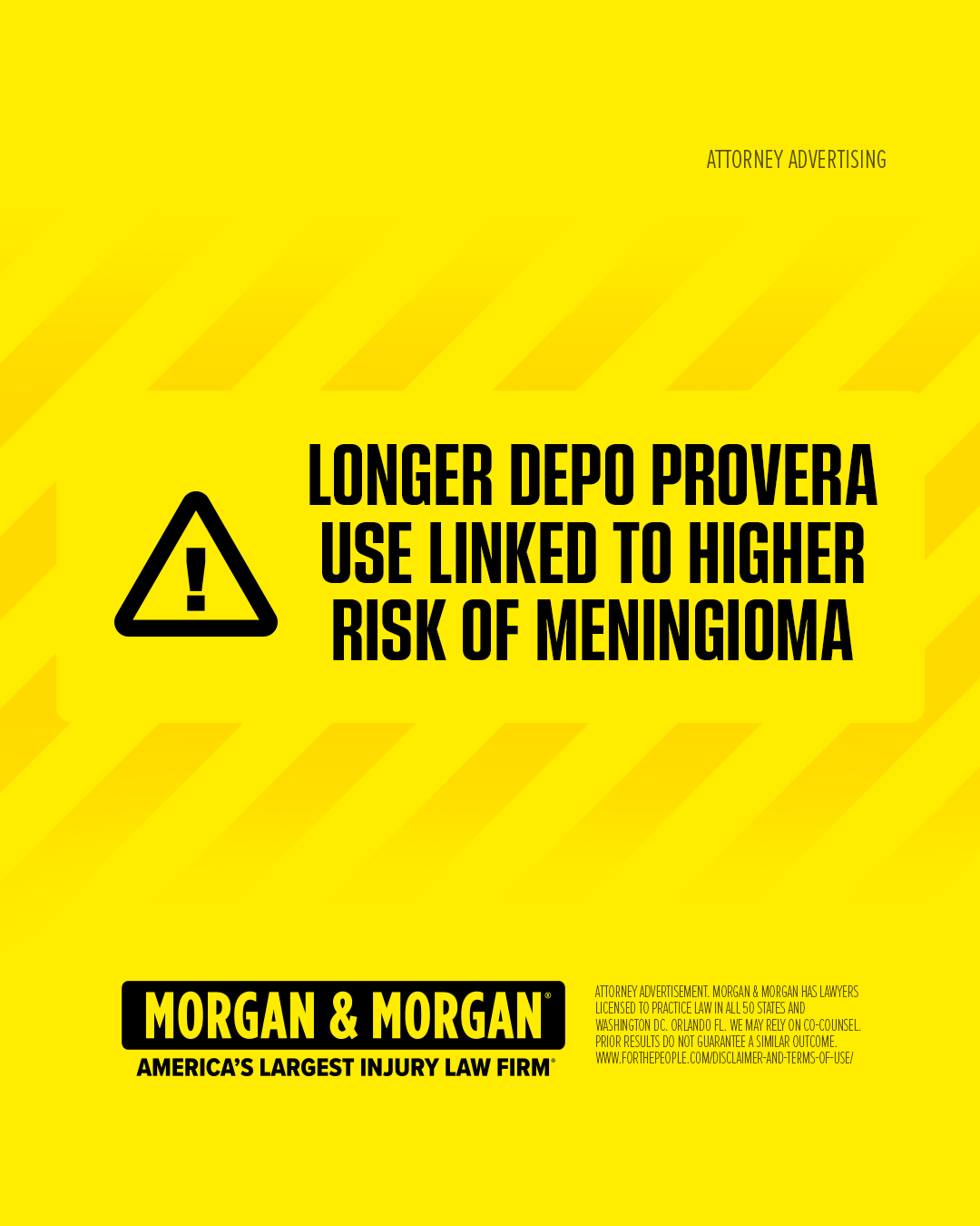 Morgan & Morgan Facebook ad