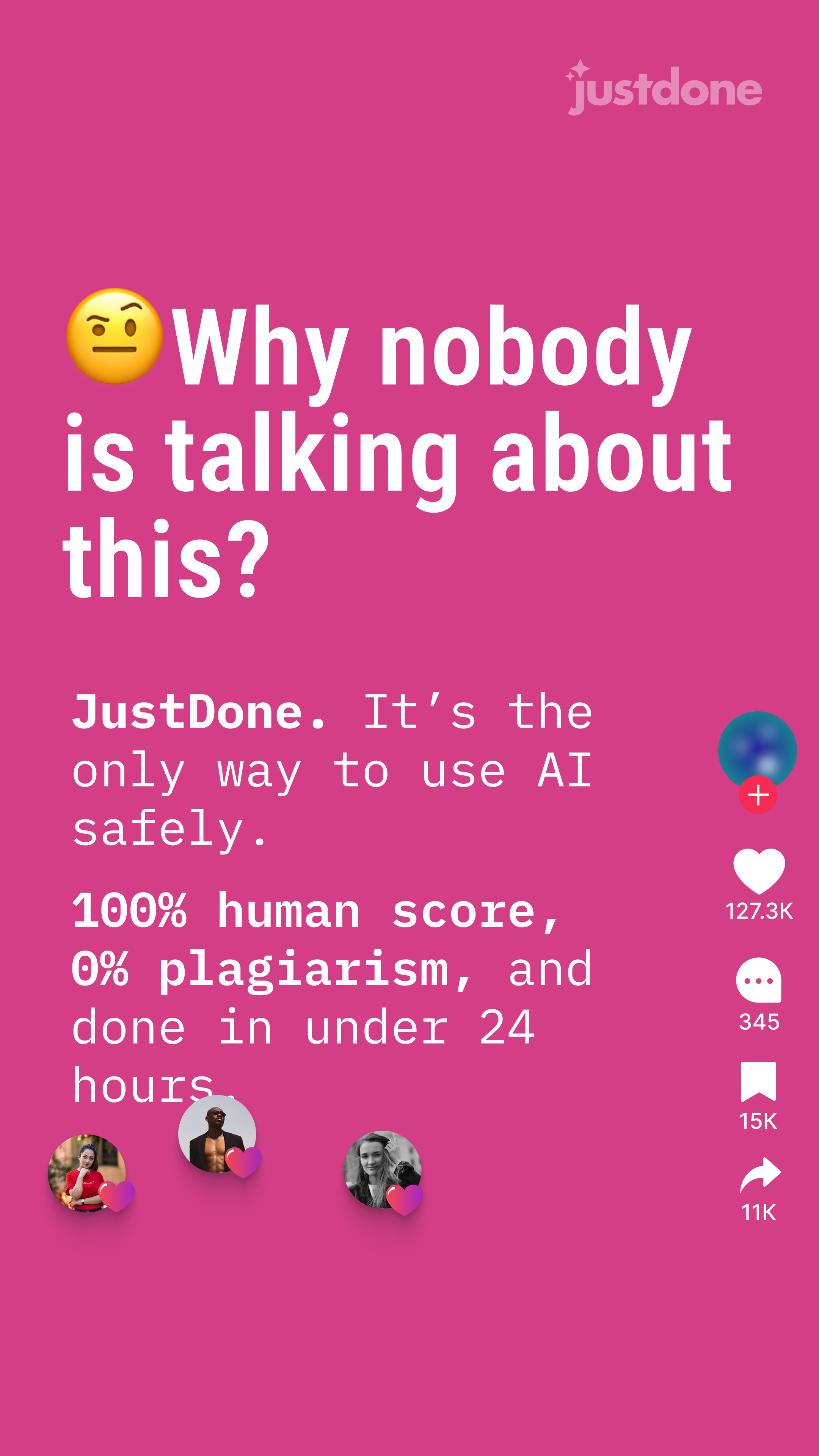 JustDone Facebook ad