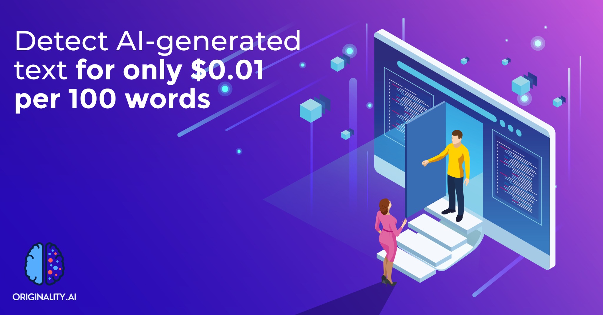 Originality.AI - AI Detection and Plagiarism Checking Facebook ad