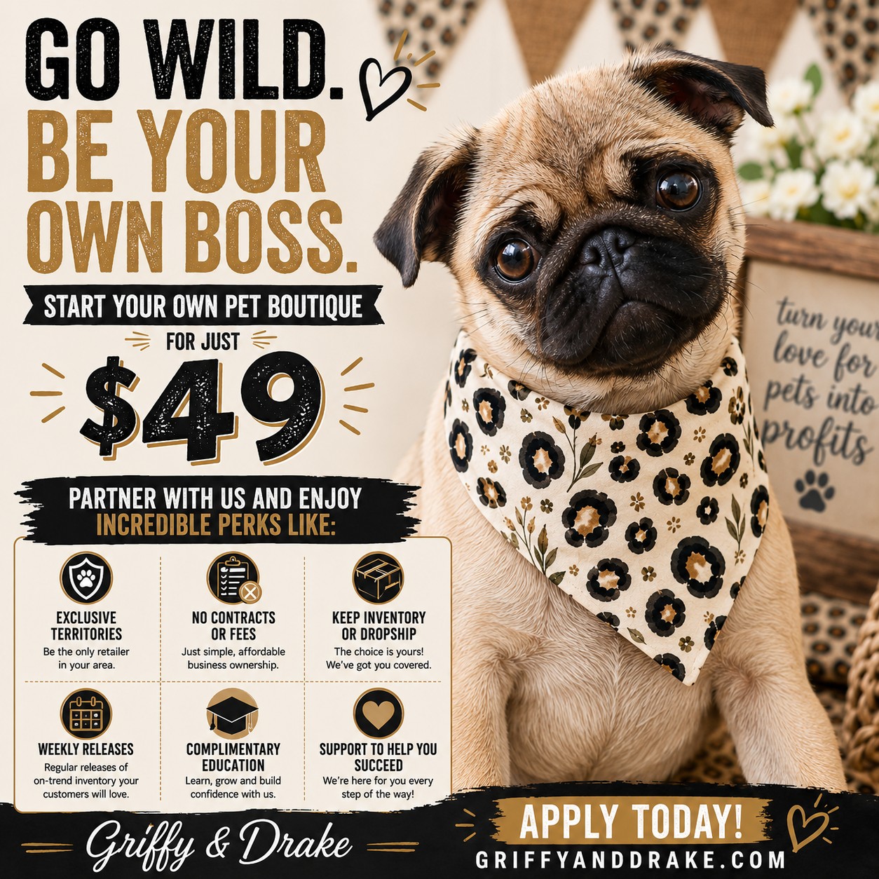 Griffy & Drake Facebook ad