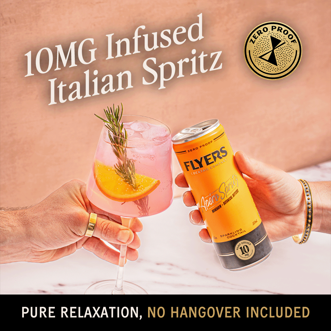 Discover Flyers Zero Proof Cocktails Facebook ad: Flyers: Refreshing Buzz, Hangover-Free