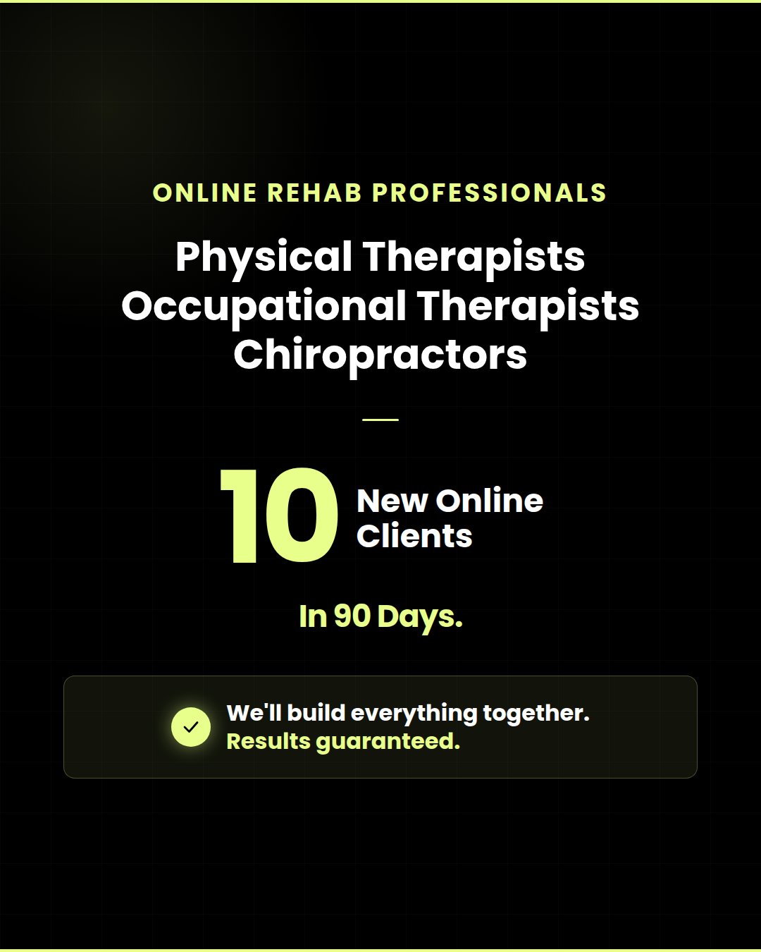 Dr. Dale Bartek PT, DPT Facebook ad