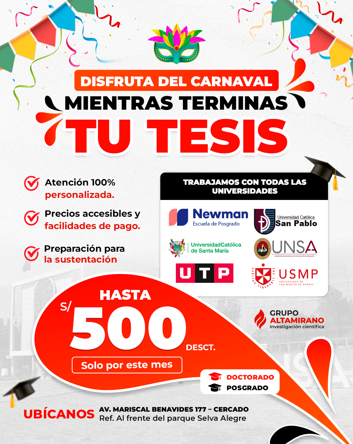 Grupo Altamirano Facebook ad