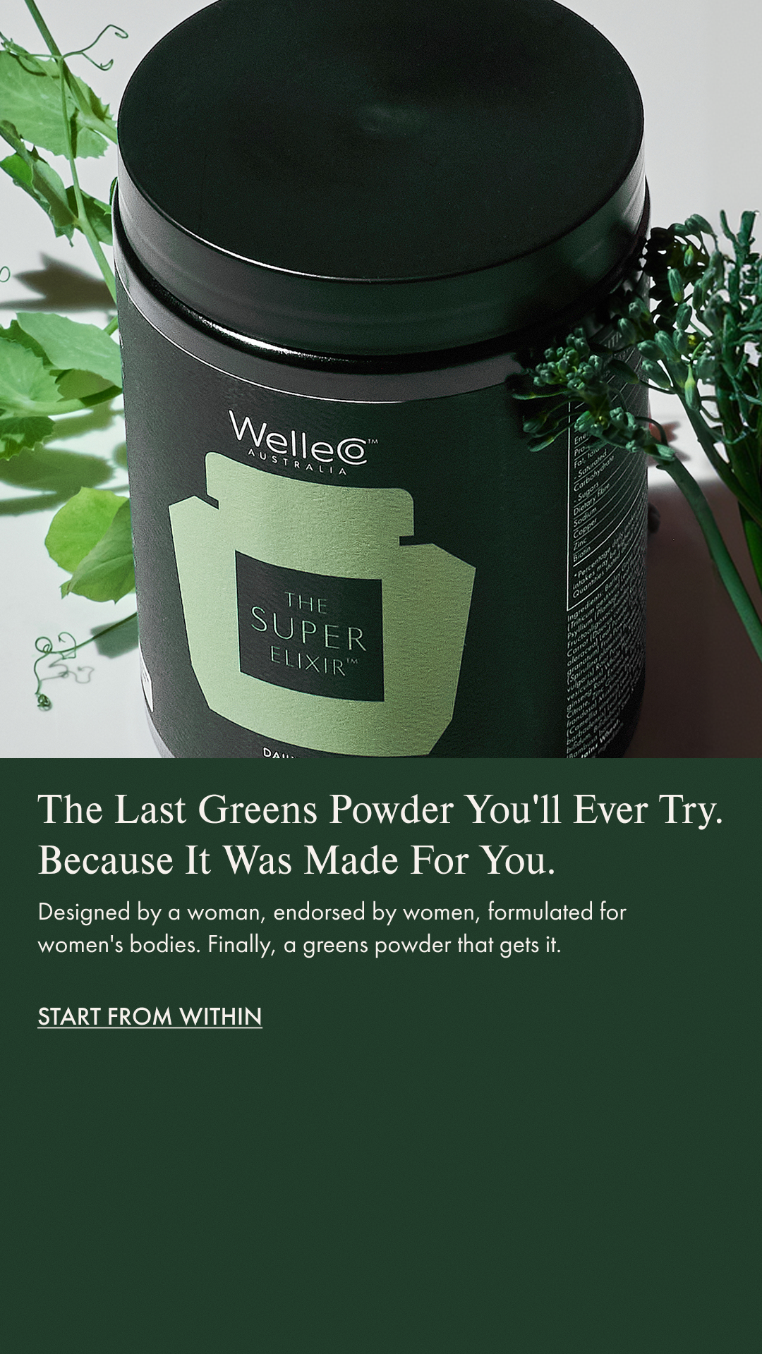 WelleCo Facebook ad