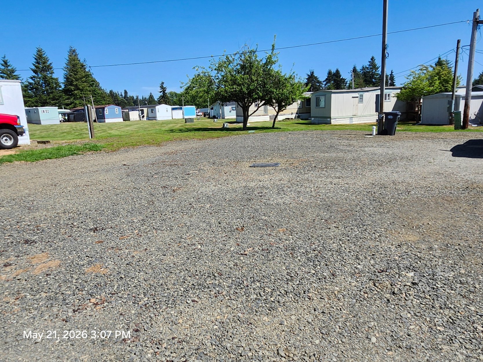 Linkshire RV Mobile-Park Facebook ad: RV LOT FOR RENT - SPACE 22