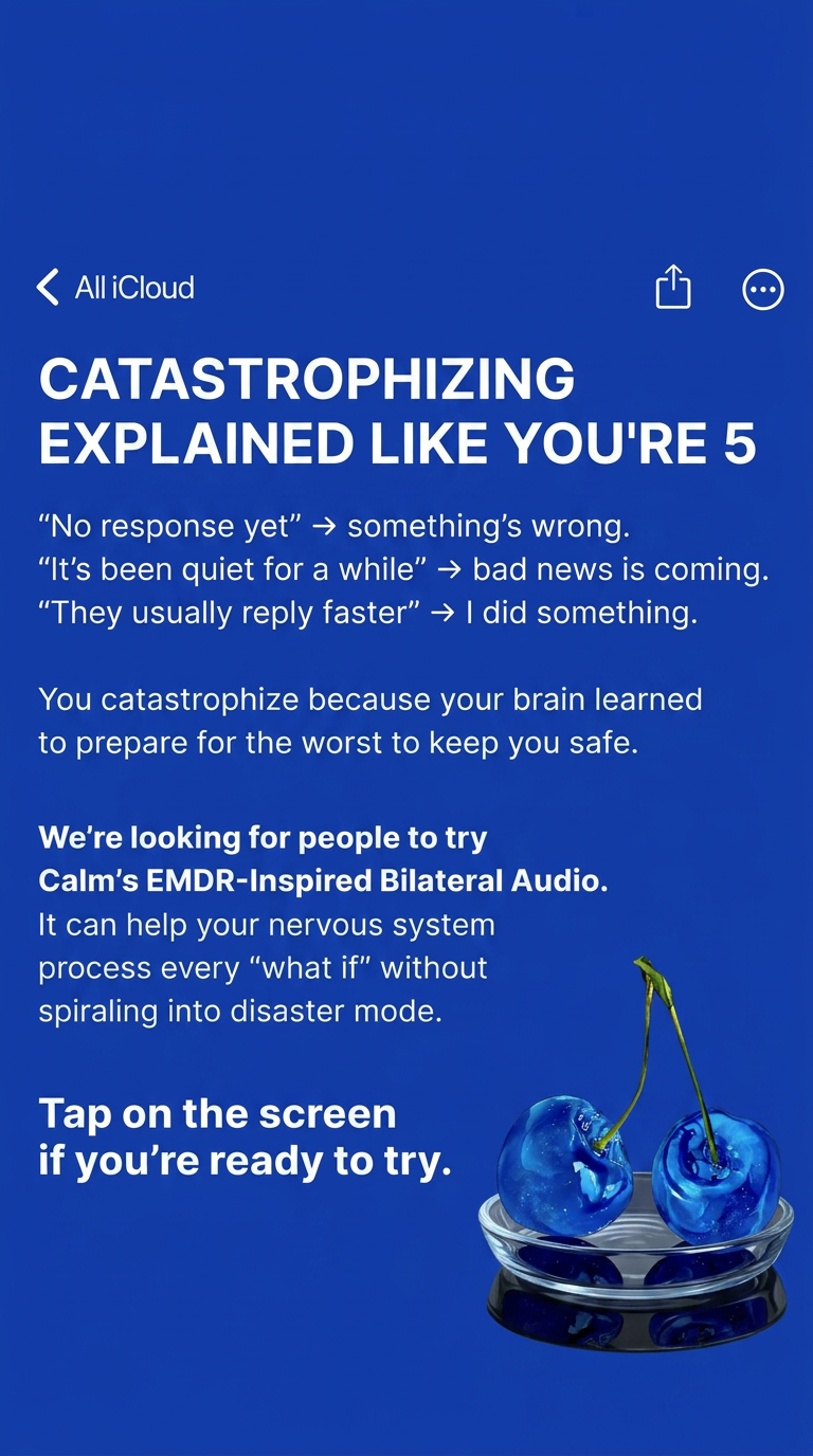 Calm Facebook ad
