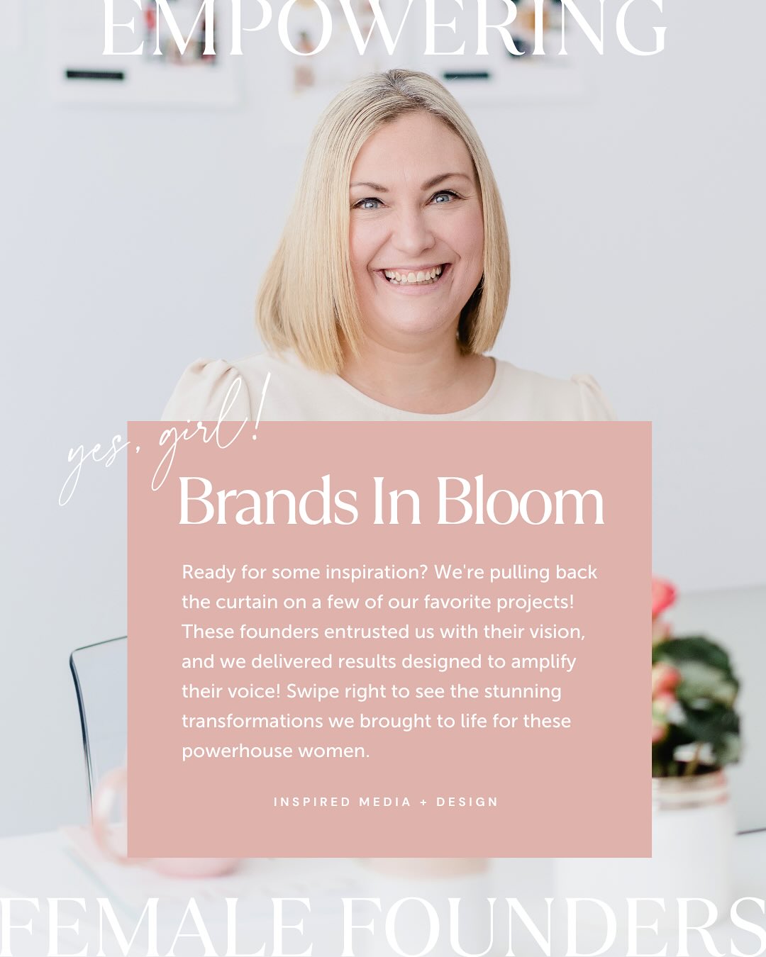 Inspired Media + Design Facebook ad: We’re crushing on these women!