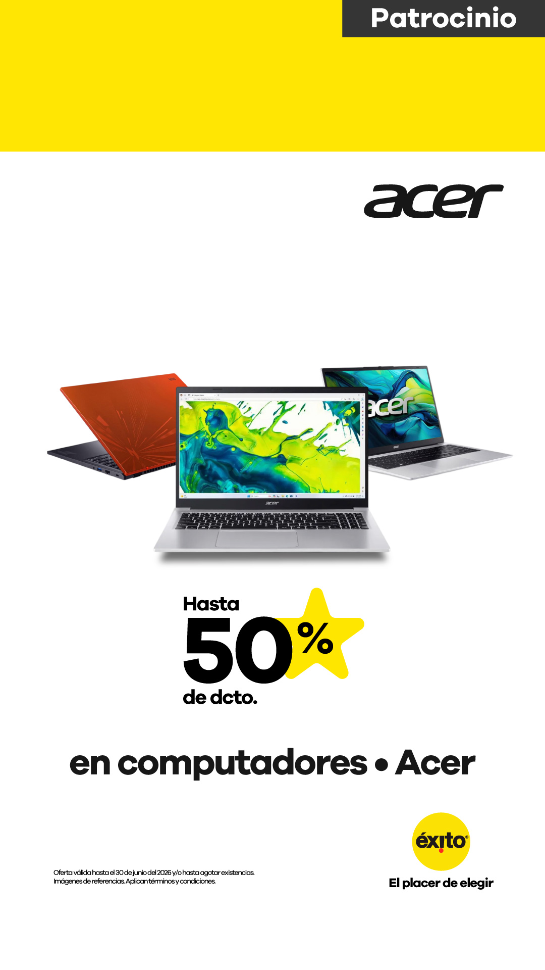 Éxito Facebook ad