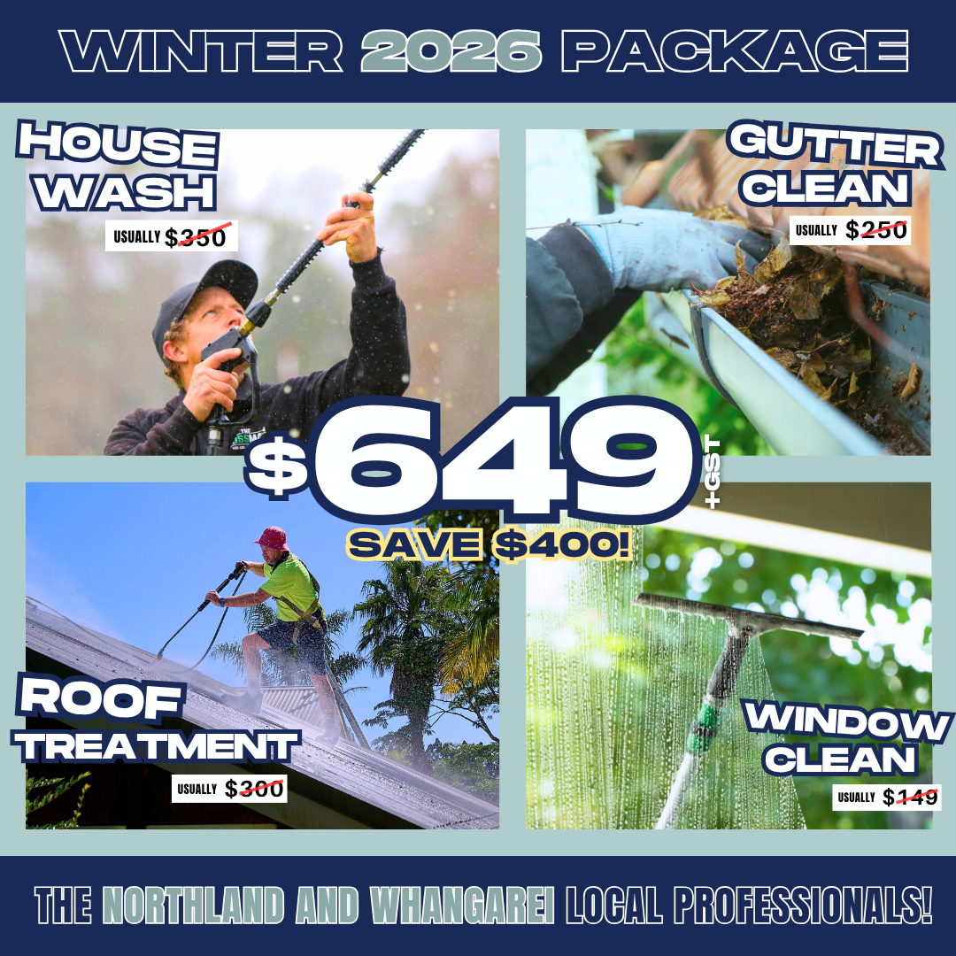 The Moss Man Northland Facebook ad: Winter Cleans with The Moss Man!