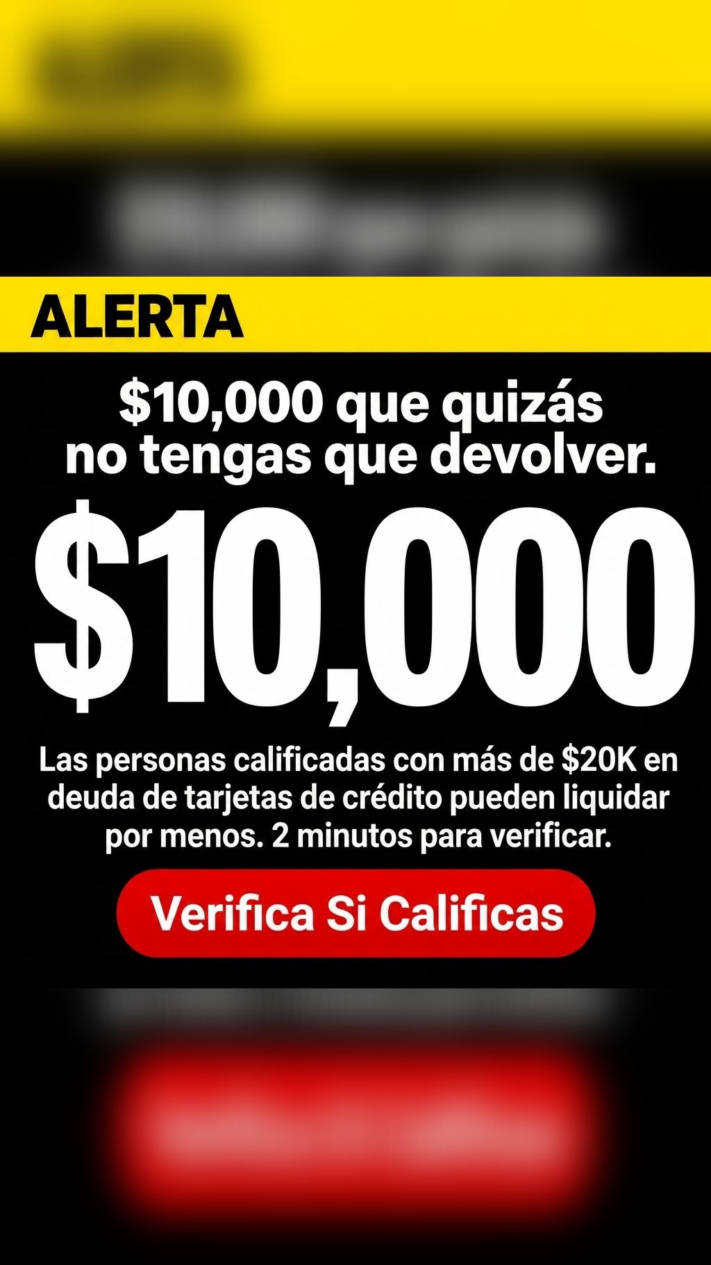 Best Debt Relief Facebook ad from Jun 7, 2026