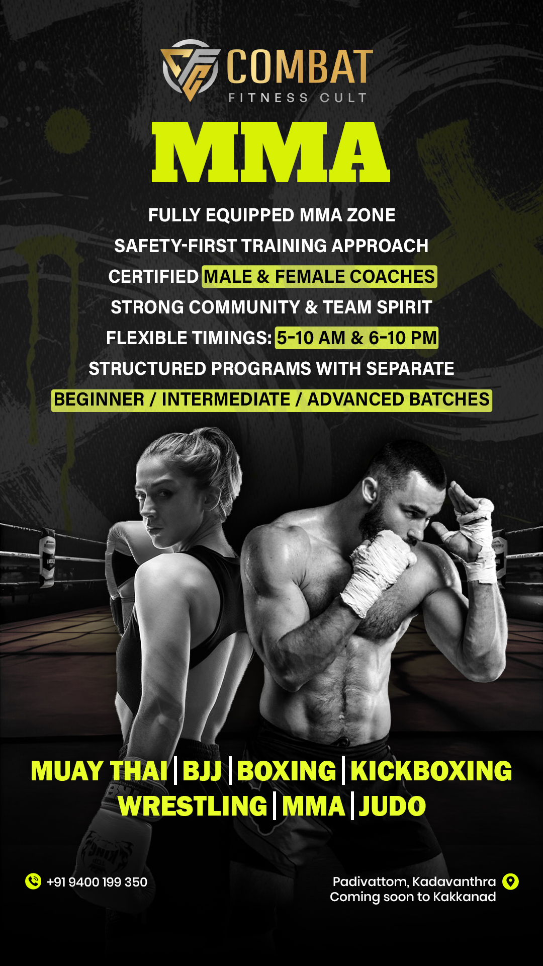 Combat Fitness Cult Global Facebook ad from May 8, 2026