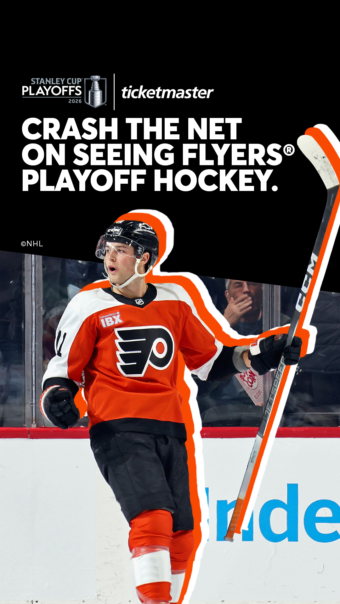 Ticketmaster Facebook ad