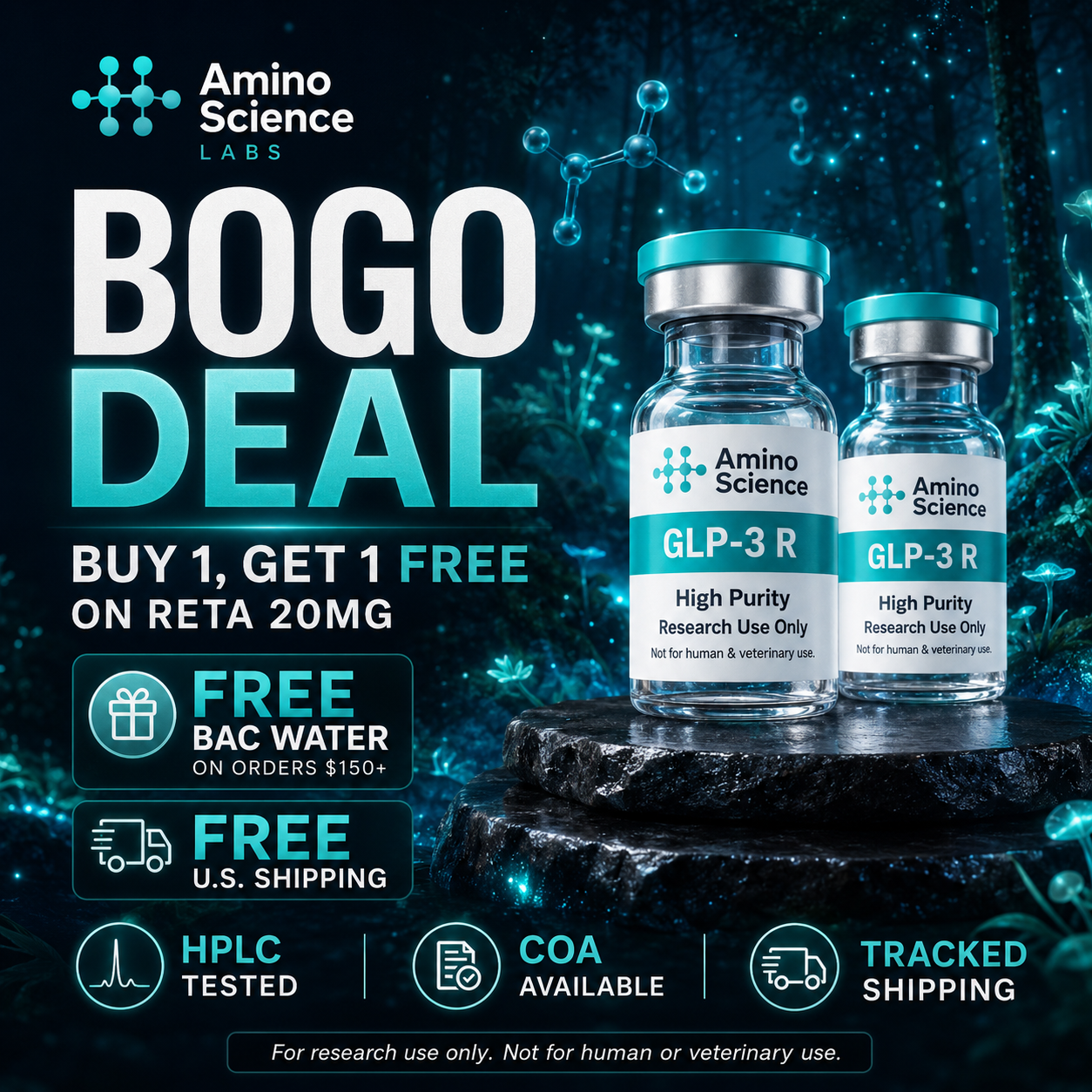 Amino Science Labs Facebook ad