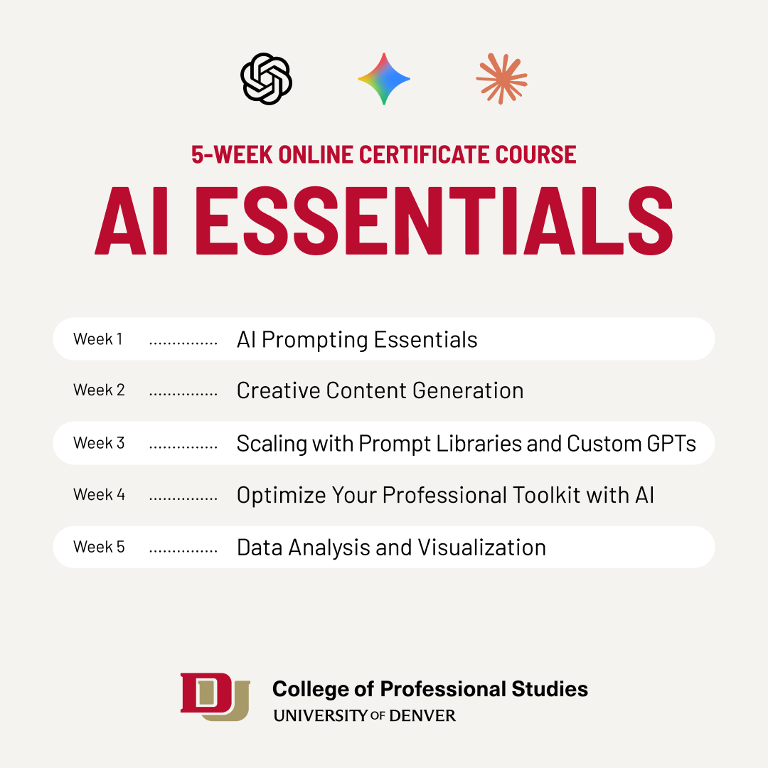 Professional and Workforce Development at the University of Denver Facebook ad