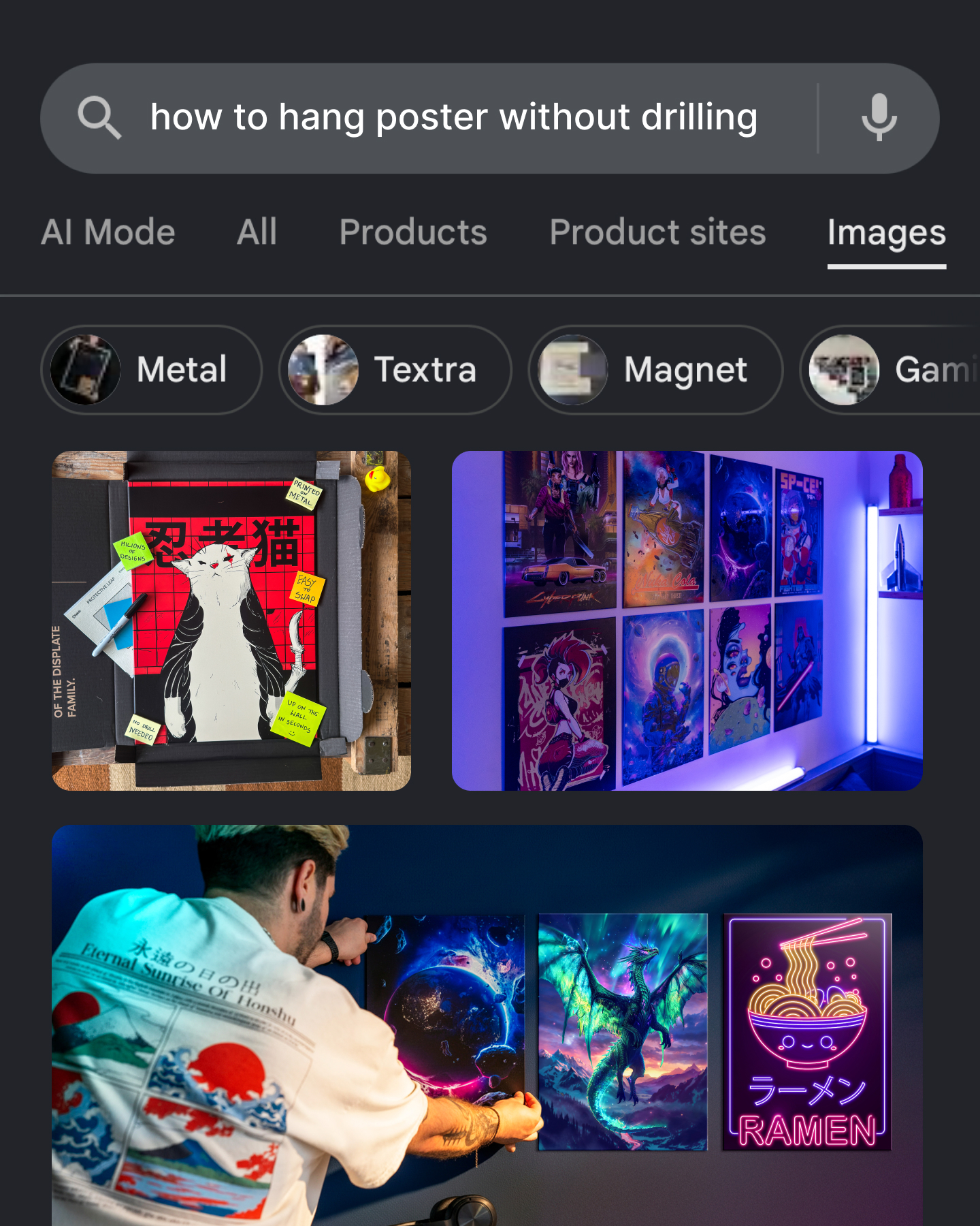 Displate Facebook ad