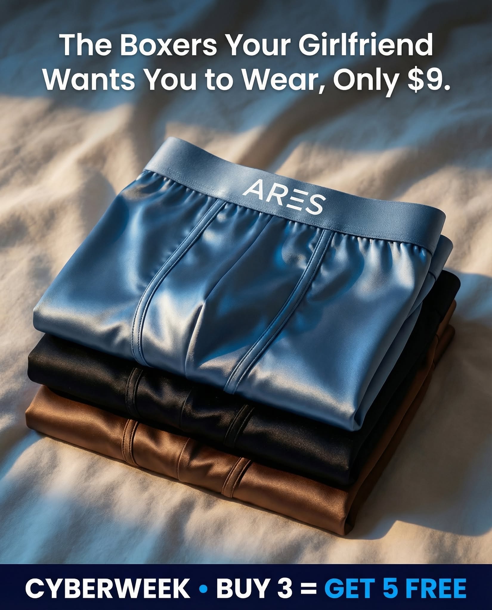 Ares Underwear Facebook ad