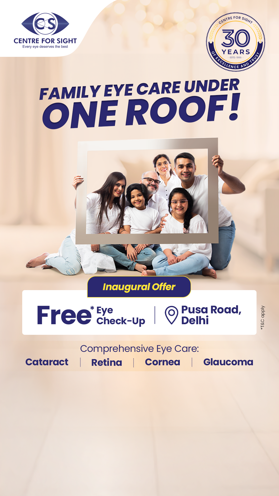 Centre For Sight - North Facebook ad