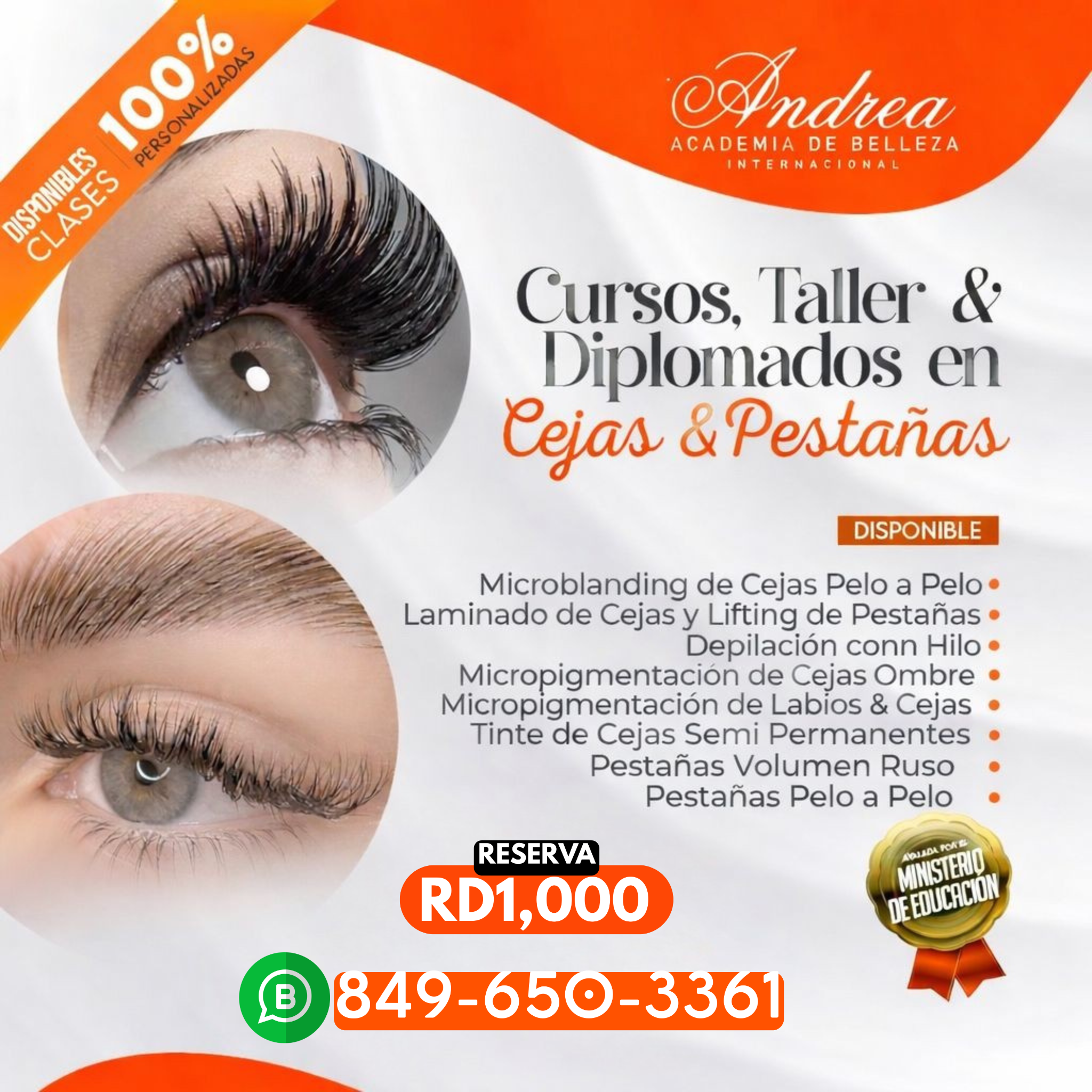 Andrea Academia De Belleza RD Facebook ad