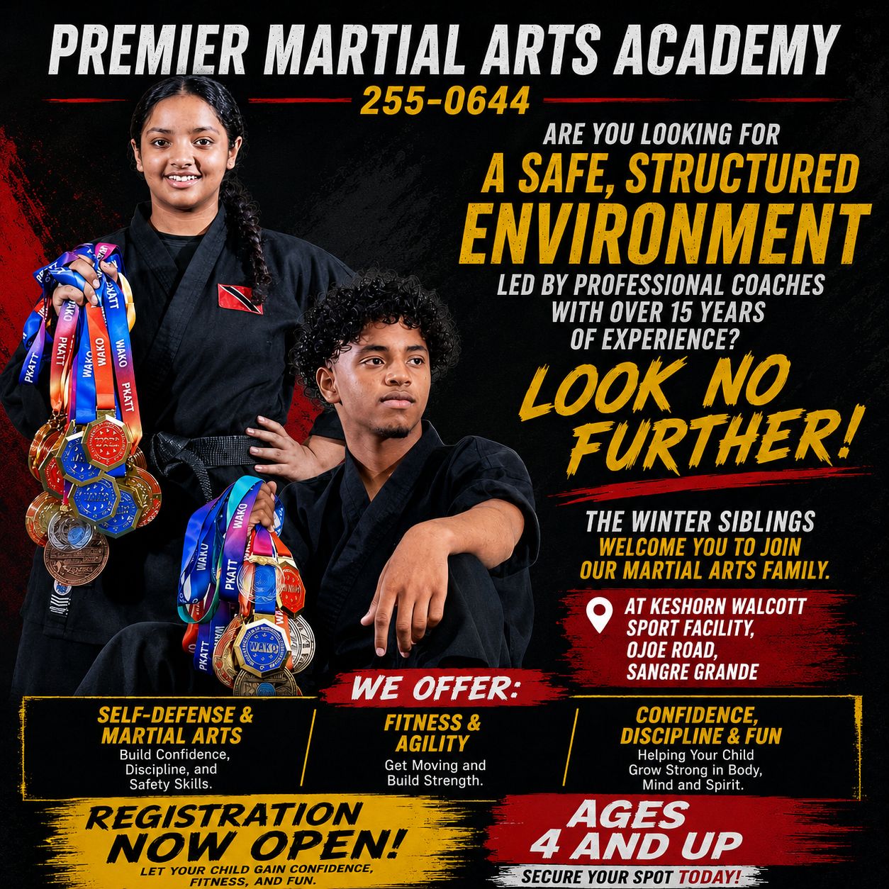 Extreme Effect Graphix Facebook ad: Register today.255-0644