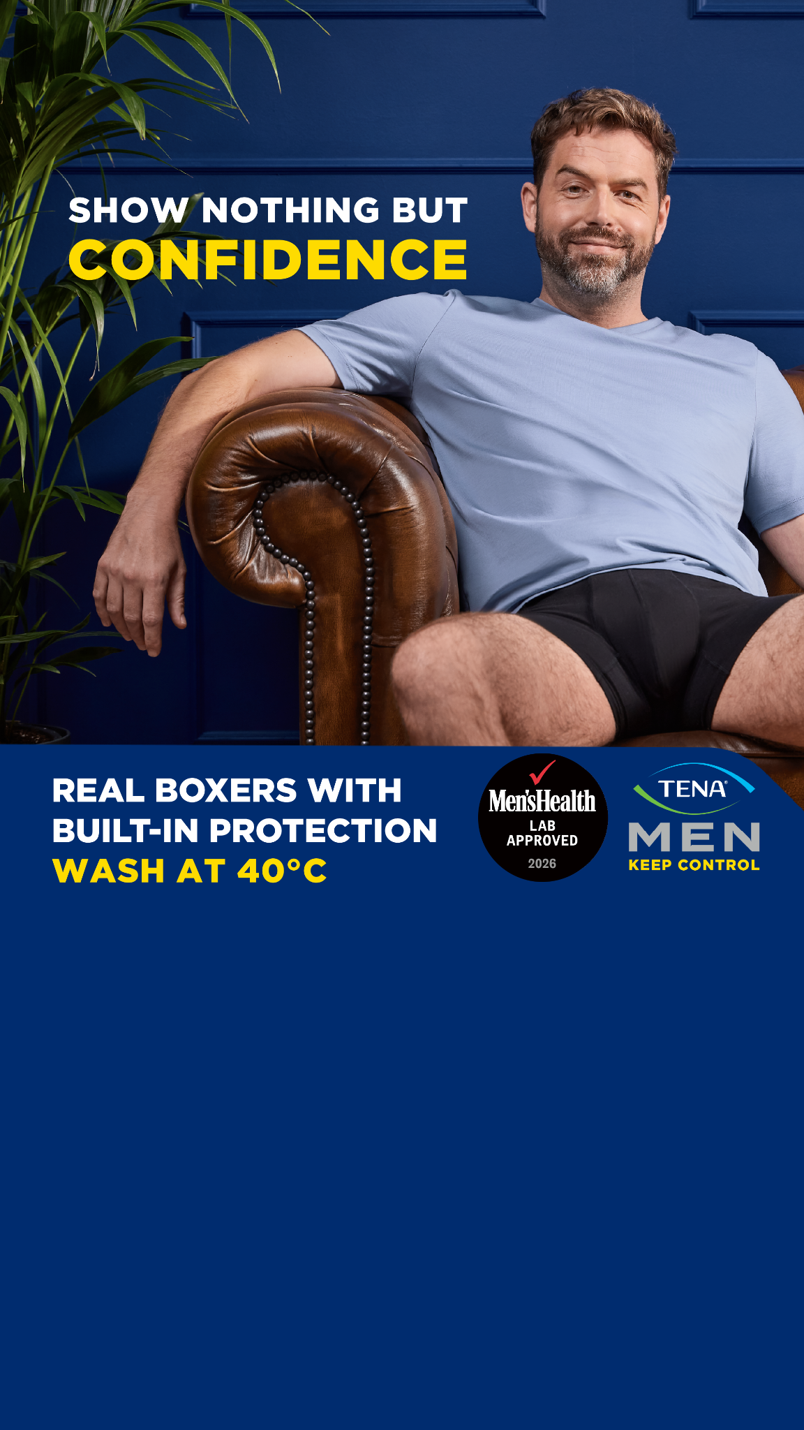 TENA Men Keep Control Facebook ad