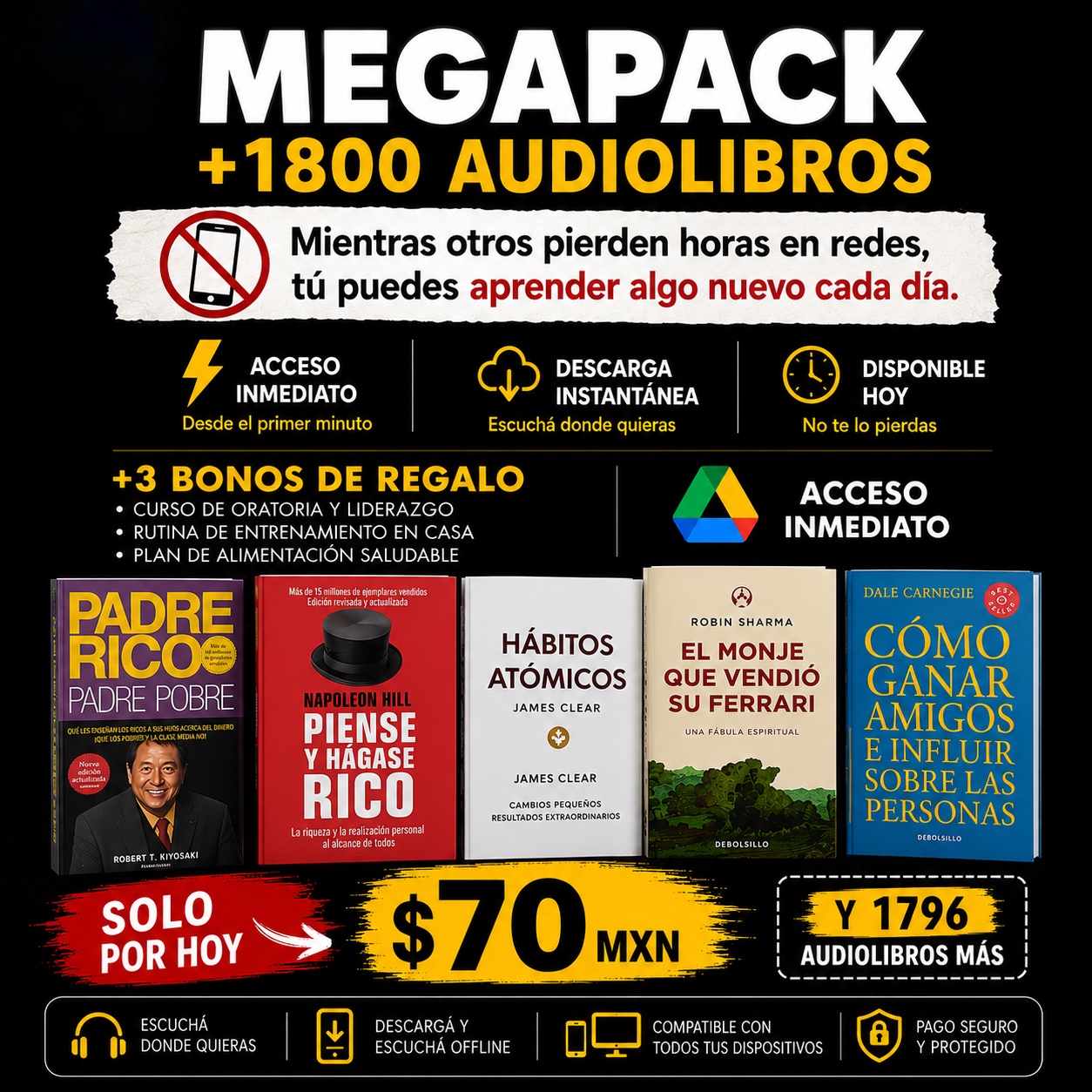 Agustín Sare Facebook ad: MEGAPACK DIGITAL